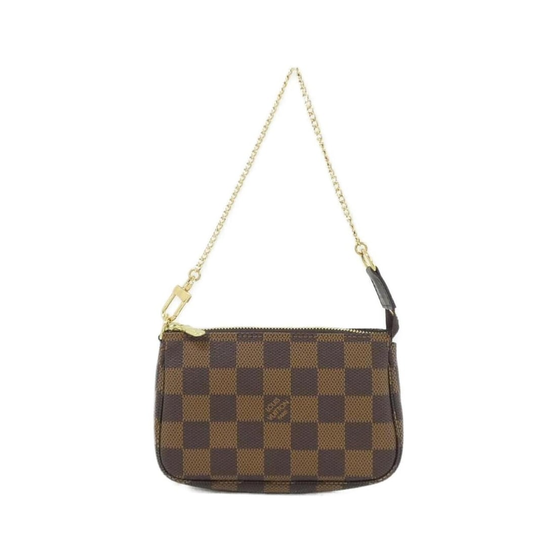 Louis Vuitton Damier Mini Pochette Accessoires N58009 Accessory Pouch: --- Catalog ---Category: SizeSize (HxWxD): 10cm x 14cm x 4cm / 3.93'' x 5.51'' x 1.57''Category: DesignType: Pochette, PouchColor: EbeneGender: WomenMaterial: Coated canvas Hardware Color: