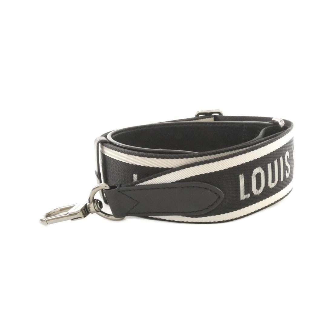Louis Vuitton Shoulder Strap J02496: --- Catalog ---Category: SizeSize (HxWxD): 130cm x 5cm / 51.18'' x 1.96''Category: DesignType: StrapColor: BlackGender: Men,WomenMaterial: Leather, NylonLeather/Fur Type: Calf leatherCategory: General