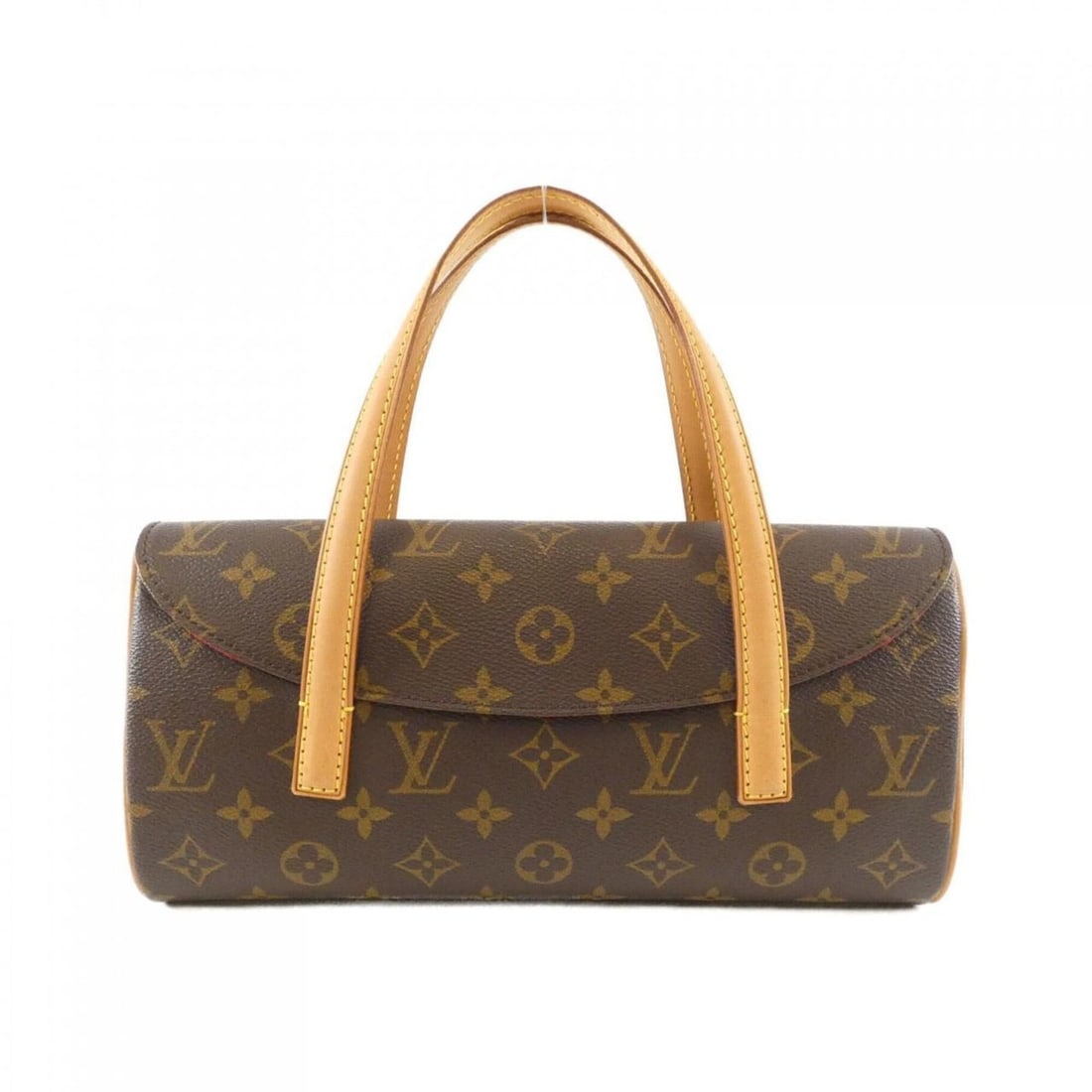 Louis Vuitton Monogram Sonatine M51902 Handbag: --- Catalog ---Category: SizeSize (HxWxD): 15cm x 29cm x 6cm / 5.9'' x 11.41'' x 2.36''Category: DesignType: HandbagColor: MarronGender: WomenMaterial: Coated canvas Hardware Color: GoldCategory:
