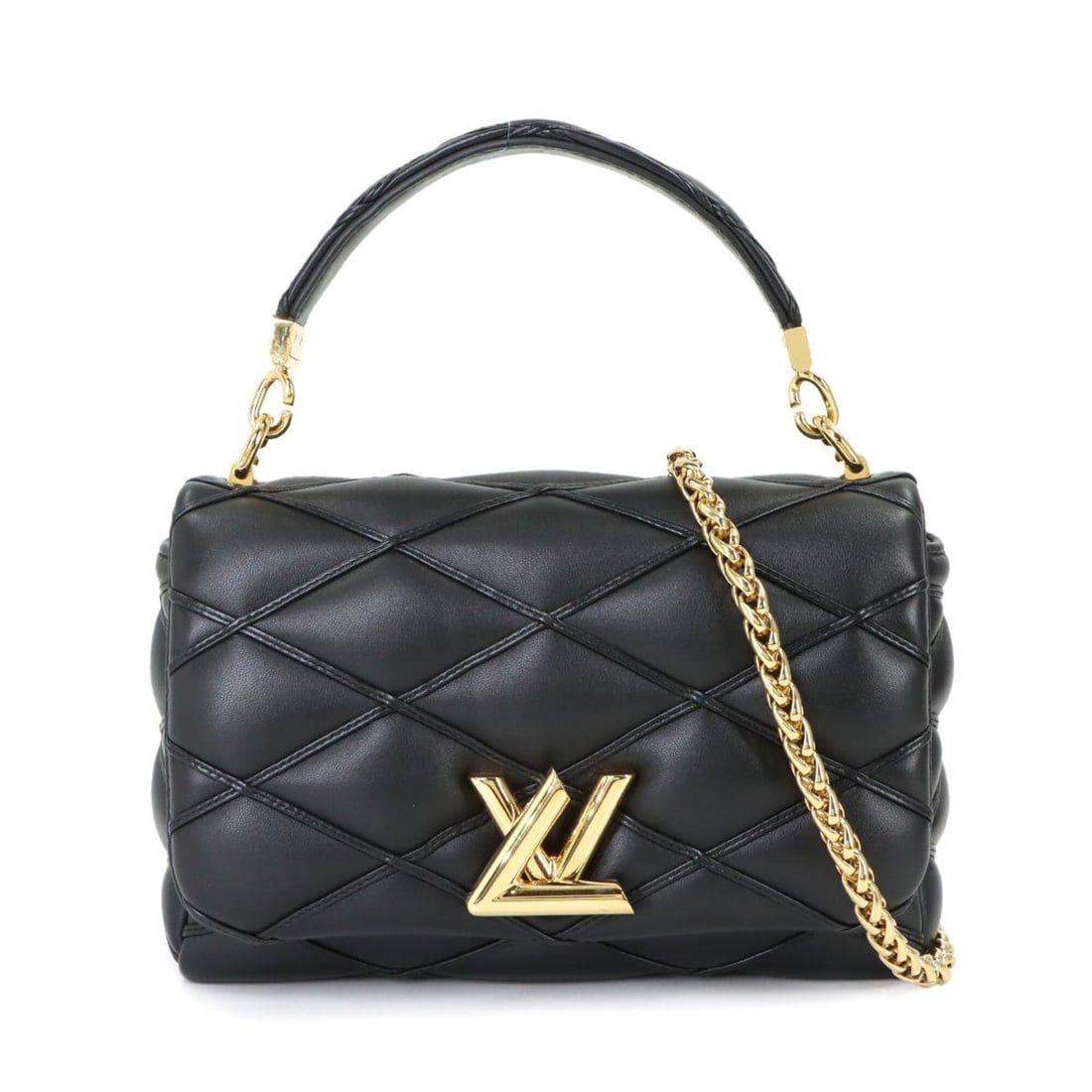 Louis Vuitton GO-14 MM Maltage 2-way Handbag Chain Shoulder Leather Noir M22891 RFID: --- Catalog ---Category: SizeSize (HxWxD): 15cm x 23cm x 9.5cm / 5.9'' x 9.05'' x 3.74''Category: DesignType: Handbag, Shoulder bagColor: NoirGender: WomenMaterial: Leather Category: GeneralMPN: M2289