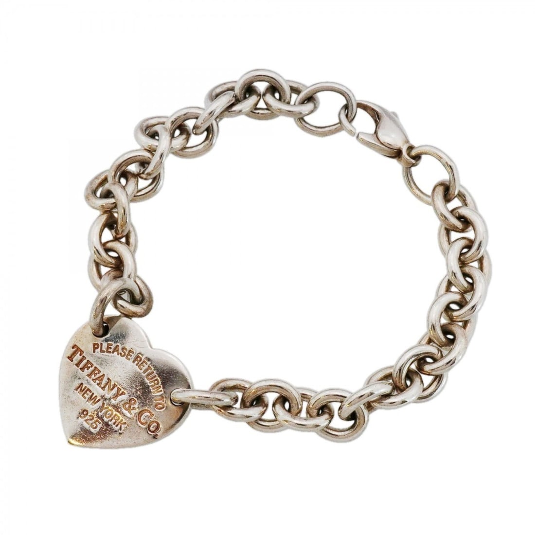 Tiffany & Co. Return to Heart Bracelet, Sterling Silver 925, Women's: --- Catalog ---Category: SizeLength: 17cm / 6.69''Category: DesignType: Charm braceletGender: WomenMaterial: Silver 925Category: GeneralBrand: Tiffany--- Item List ---Section: ConditionRanking: Rank A