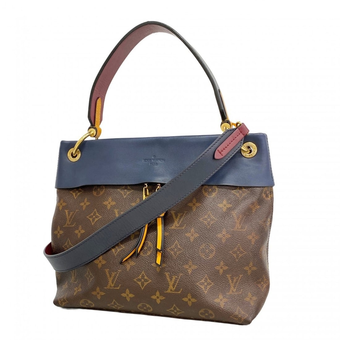 Louis Vuitton Monogram Tuileries Besace Handbag M43441 Marine Bordeaux 2-way bag for women: --- Catalog ---Category: SizeSize (HxWxD): 26cm x 26.5cm x 8.5cm / 10.23'' x 10.43'' x 3.34''Category: DesignType: HandbagColor: BrownGender: WomenCategory: GeneralMPN: M43441Brand: Louis Vuitton---
