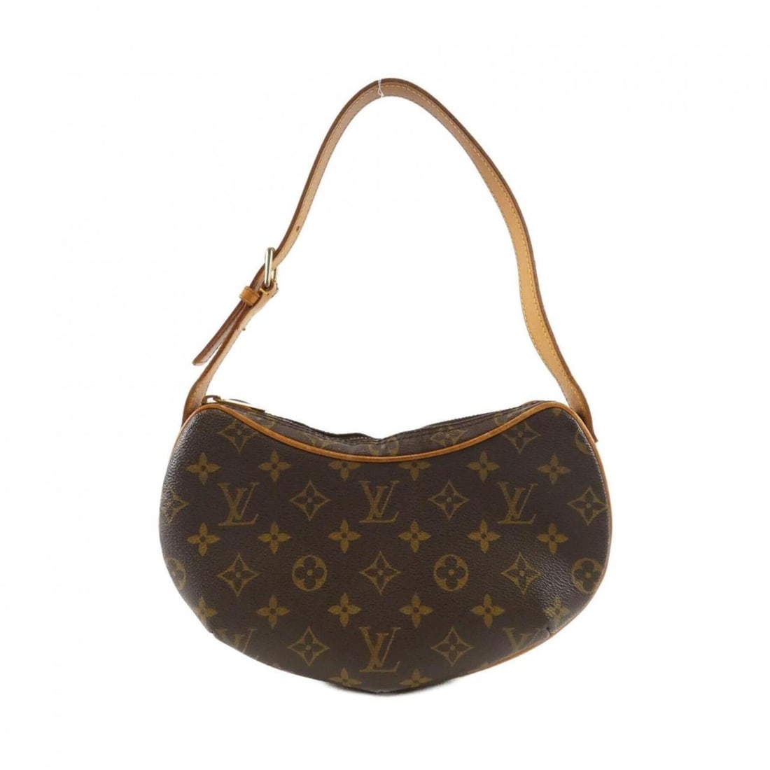 Louis Vuitton Monogram Pochette Croissant M51510 Shoulder Bag: --- Catalog ---Category: SizeWeight: 220g / 7.76oz.Size (HxWxD): 14cm x 26cm x 4cm / 5.51'' x 10.23'' x 1.57''Strap Length: 45cm - 51cm / 17.71'' - 20.07''Category: DesignType: Pochette, Shoulder