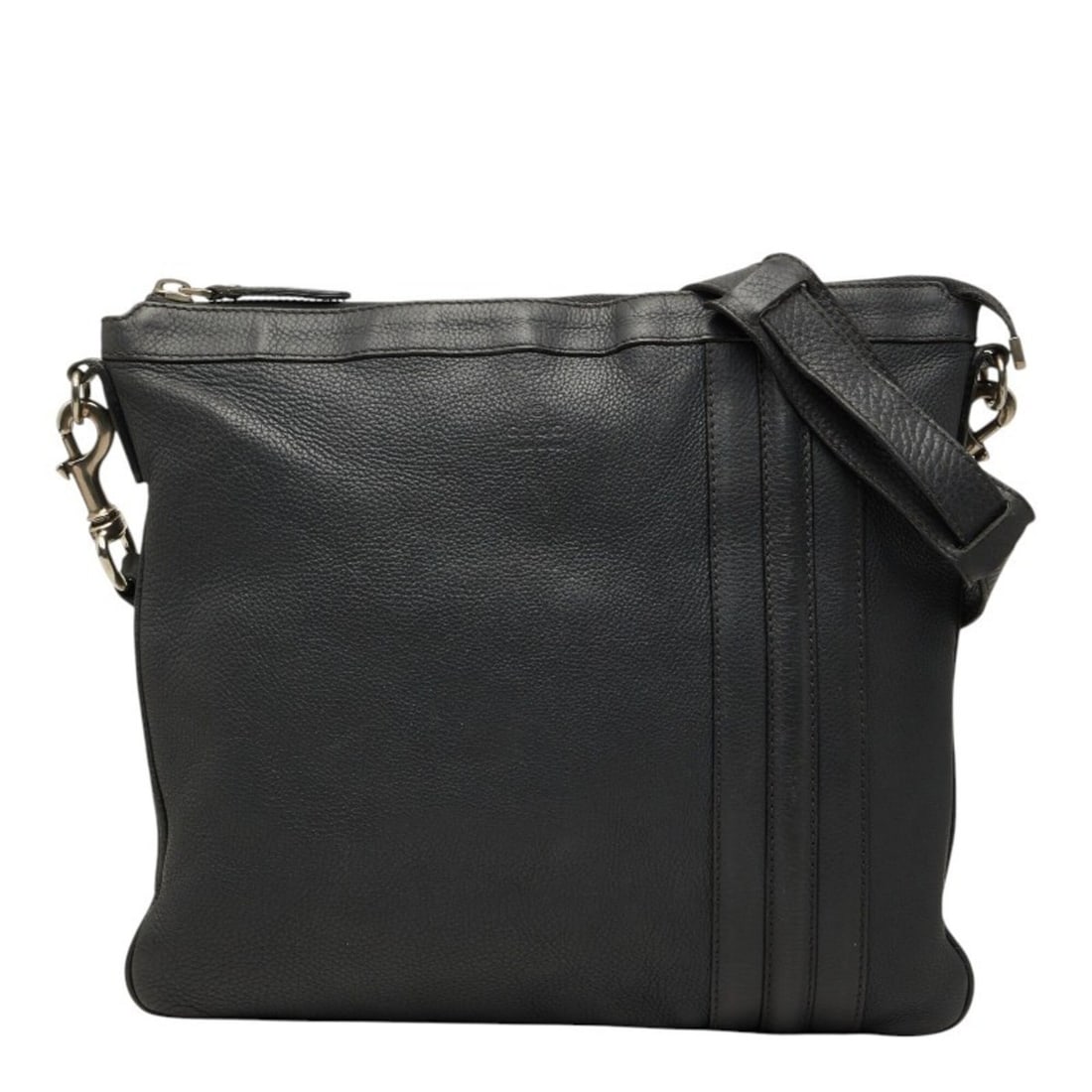 Gucci Crossbody Shoulder Bag 233329 Gray Leather Women's GUCCI: --- Catalog ---Category: SizeSize (HxWxD): 31cm x 34cm x 2cm / 12.2'' x 13.38'' x 0.78''Category: DesignType: Shoulder bagColor: Black, GrayGender: WomenMaterial: Leather Category: GeneralMPN: 233329B
