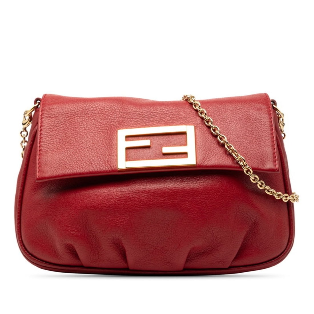 Fendi Chain Shoulder Bag 8M0276 Red Leather Women's FENDI: --- Catalog ---Category: SizeSize (HxWxD): 15cm x 22cm x 5.5cm / 5.9'' x 8.66'' x 2.16''Category: DesignType: Shoulder bagColor: Red colorGender: WomenMaterial: Leather Category: GeneralMPN: 8M0276Bra