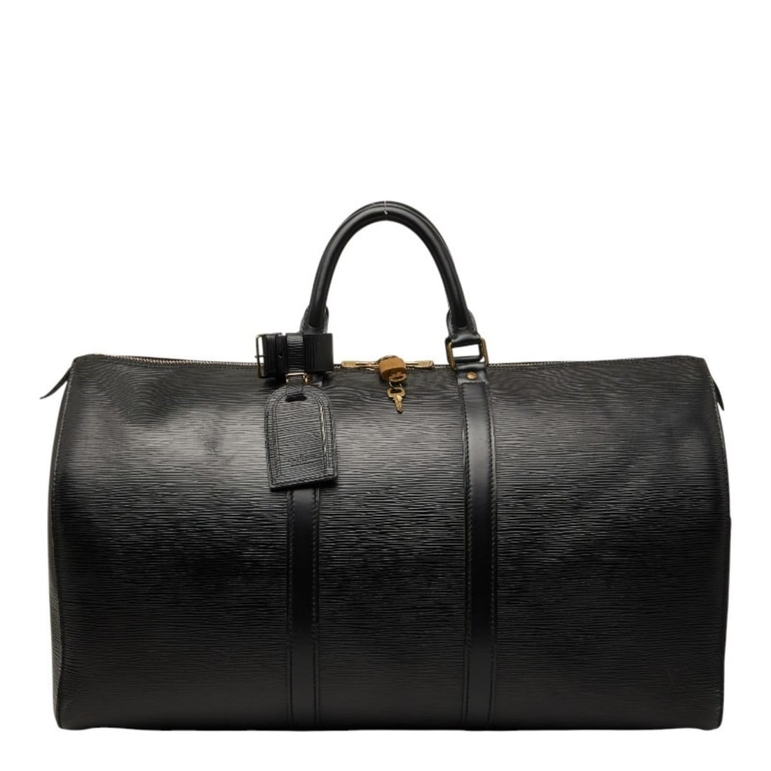 Louis Vuitton Epi Keepall 50 Boston Bag Travel M42962 Noir Black Leather Women's LOUIS VUITTON: --- Catalog ---Category: SizeSize (HxWxD): 30cm x 52cm x 22cm / 11.81'' x 20.47'' x 8.66''Category: DesignType: Boston bagColor: Black, NoirGender: WomenMaterial: Leather Category: GeneralMPN: M42962B