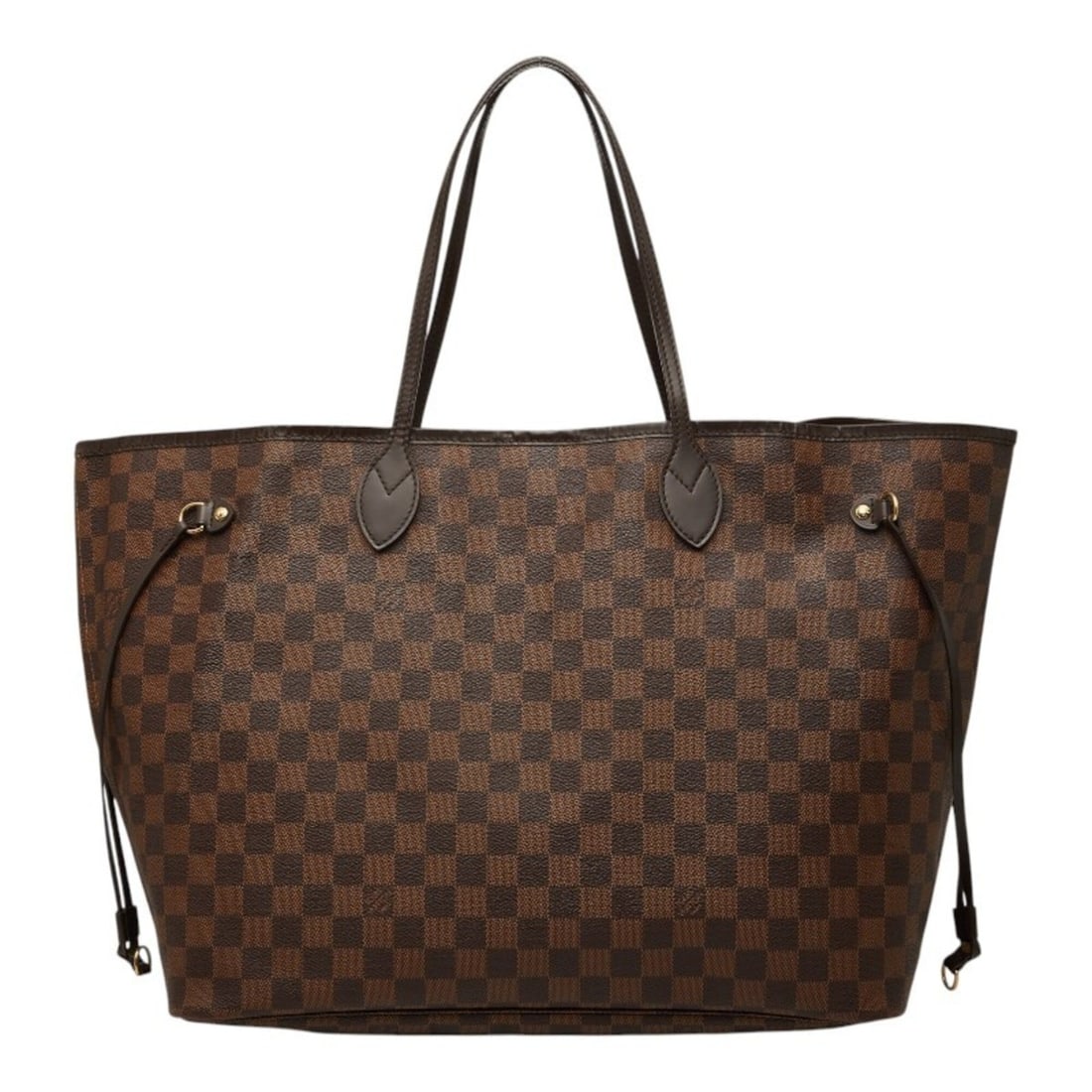 Louis Vuitton Damier Neverfull GM Tote Bag Shoulder N51106 Brown Leather Women's LOUIS VUITTON: --- Catalog ---Category: SizeSize (HxWxD): 32.5cm x 56cm x 19.5cm / 12.79'' x 22.04'' x 7.67''Category: DesignType: Shoulder bag, Tote bagColor: BrownGender: WomenMaterial: PVC , Leather Category: Gen