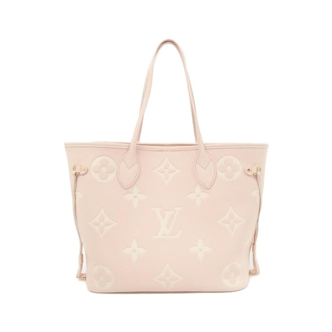Louis Vuitton Bicolor Monogram Empreinte Neverfull M14210 Handbag: --- Catalog ---Category: SizeSize (HxWxD): 28cm x 46cm x 14cm / 11.02'' x 18.11'' x 5.51''Category: DesignType: Handbag, PouchColor: Pink, RoseGender: WomenMaterial: Leather Hardware Color: GoldLeathe