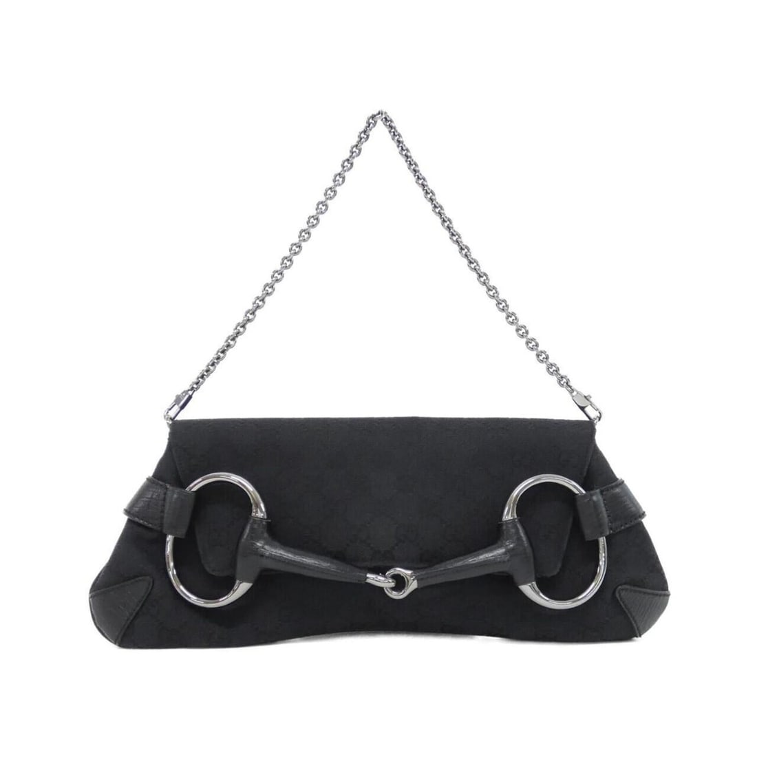 Gucci 120134 Handbag: --- Catalog ---Category: SizeSize (HxWxD): 16cm x 37cm x 0.00mm / 6.29'' x 14.56'' x 0''Category: DesignType: HandbagColor: BlackGender: WomenMaterial: GG canvas Hardware Color: SilverCategory: Genera