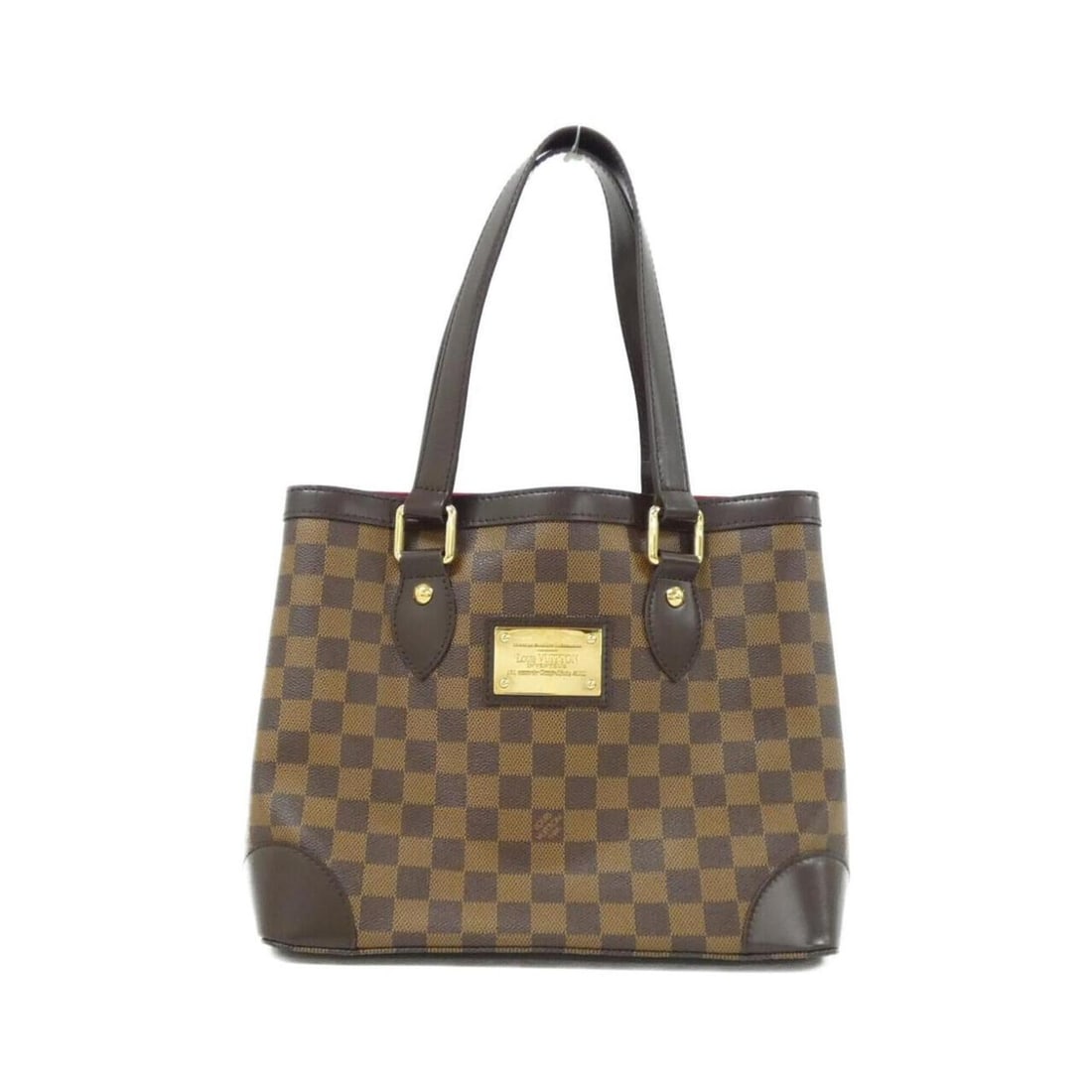 Louis Vuitton Damier Hampstead PM N51205 Handbag: --- Catalog ---Category: SizeSize (HxWxD): 24cm x 28cm x 18cm / 9.44'' x 11.02'' x 7.08''Category: DesignType: HandbagColor: EbeneGender: WomenMaterial: Coated canvas Hardware Color: GoldCategory: