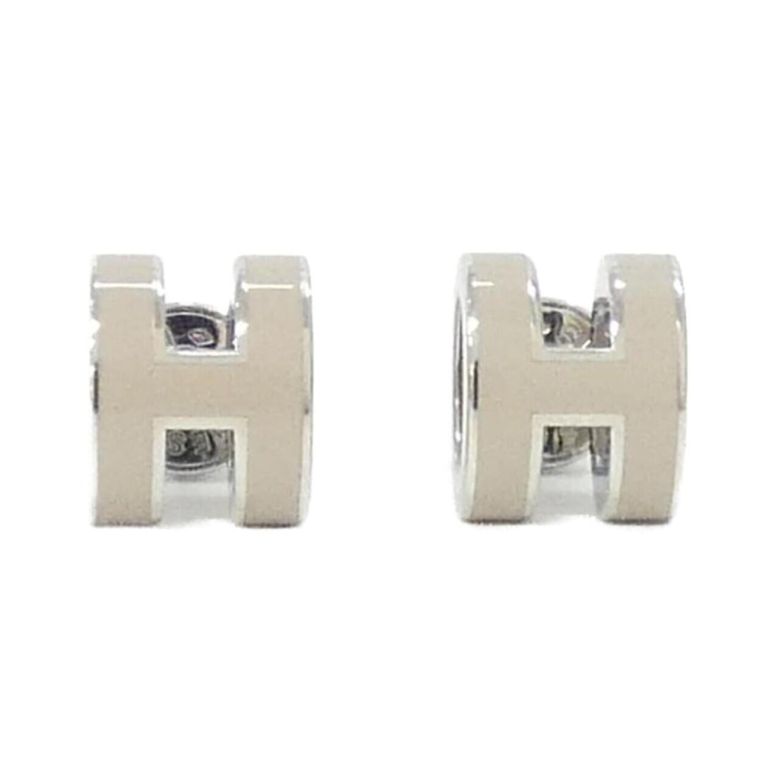 Hermes Pop H MINI 608002FP Earrings: --- Catalog ---Category: SizeSize (HxWxD): 0.90mm x 0.70mm / 0.04'' x 0.03''Category: DesignColor: MarronGender: WomenMaterial: PalladiumCategory: GeneralMPN: 608002FPBrand: Hermes--- Item List
