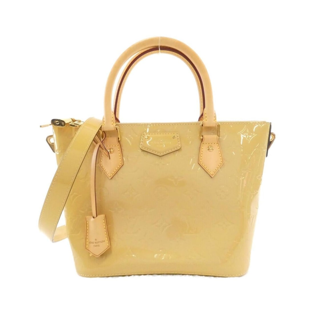 Louis Vuitton Vernis Montebello PM M90167 Handbag: --- Catalog ---Category: SizeWeight: 630g / 1.38lb.Size (HxWxD): 21cm x 23cm x 12cm / 8.26'' x 9.05'' x 4.72''Handle Length: 32cm / 12.59''Category: DesignType: HandbagColor: DuneGender: WomenMaterial