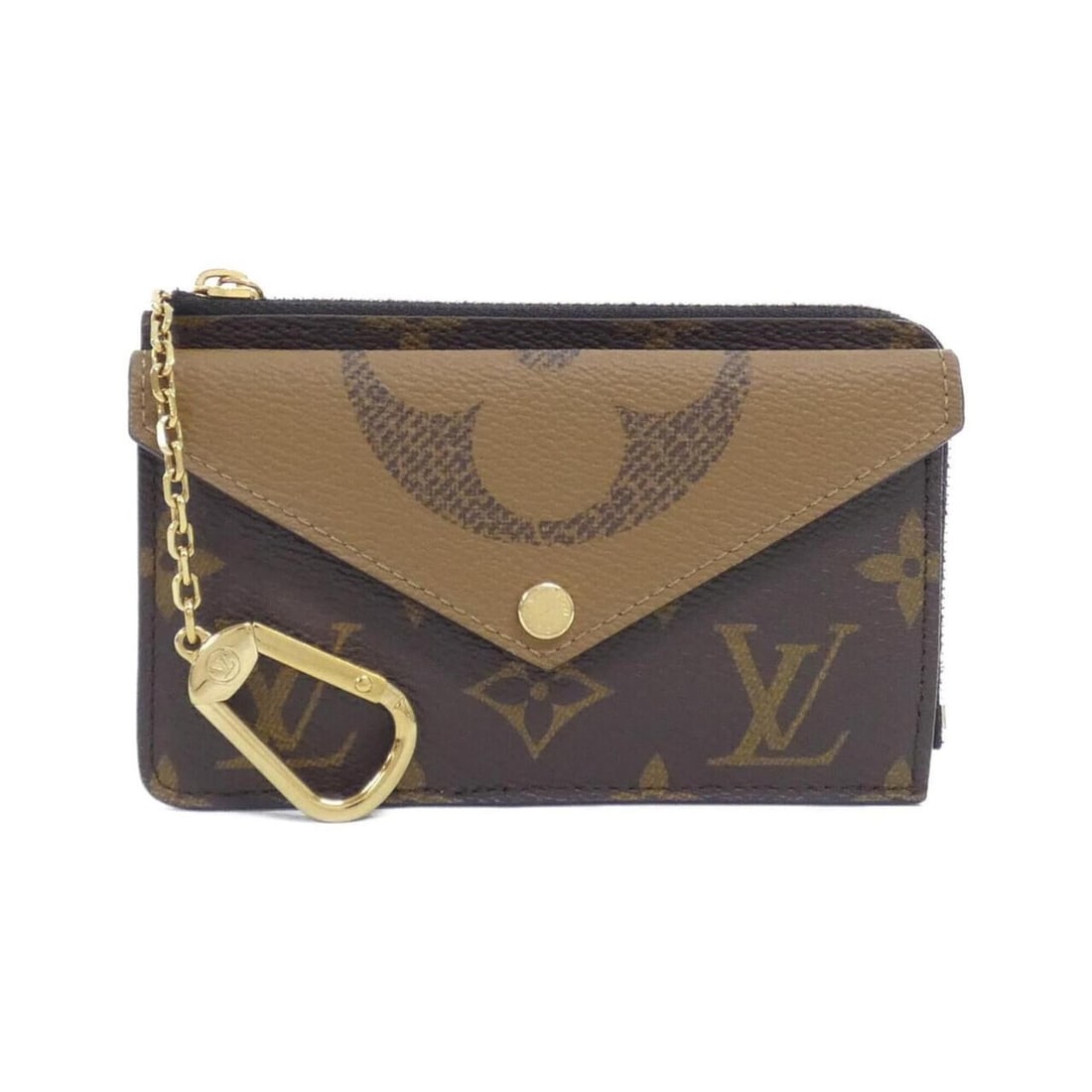 Louis Vuitton Monogram Reverse Porte Cartes Rect Verso M81303 Coin & Business Card Holder/Card Case: --- Catalog ---Category: SizeSize (HxWxD): 9cm x 13cm x 3cm / 3.54'' x 5.11'' x 1.18''Category: DesignType: Coin purse/coin caseColor: MarronGender: WomenMaterial: Coated canvas Category: