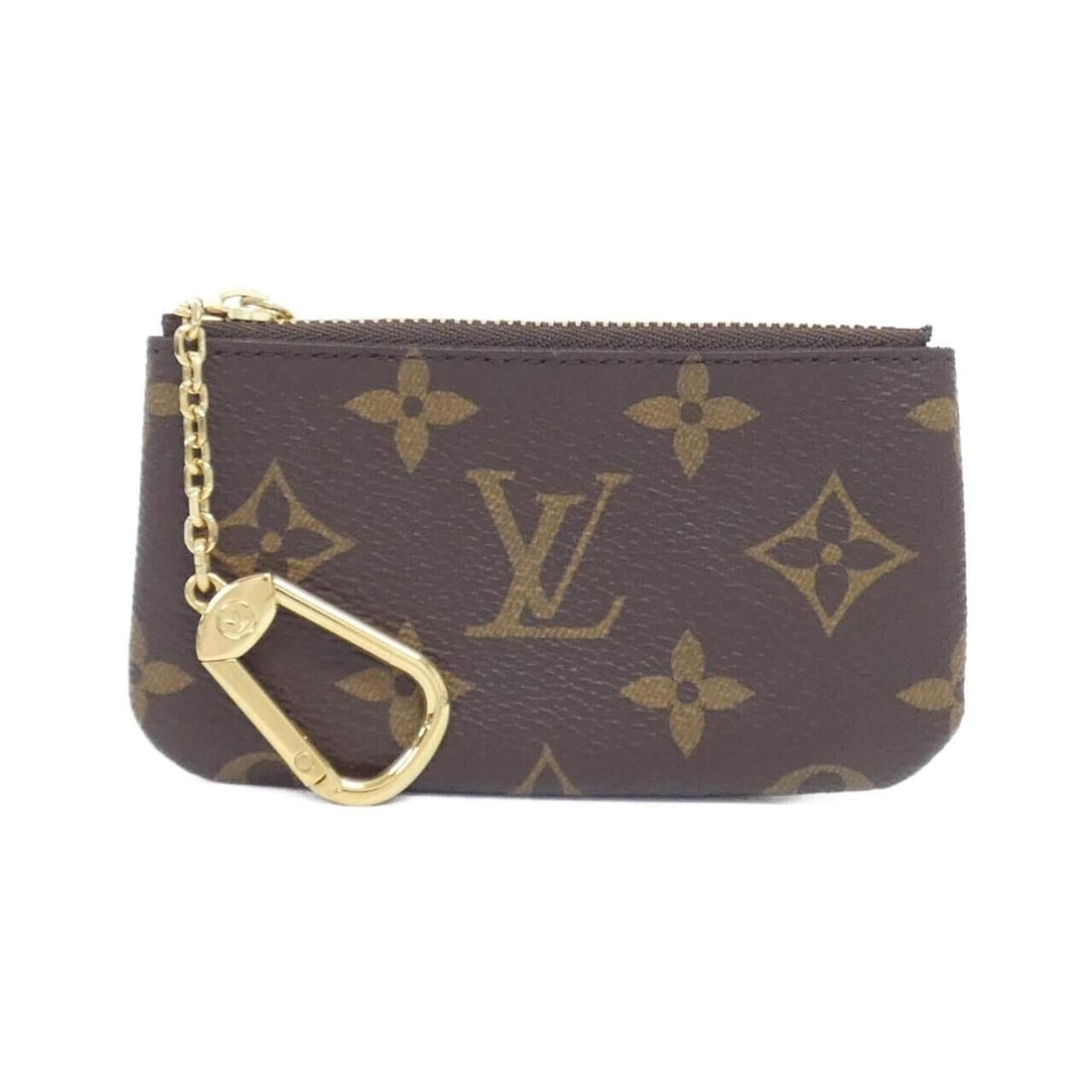 Louis Vuitton Monogram Pochette Clé M62650 Coin & Key Case: --- Catalog ---Category: SizeSize (HxWxD): 7cm x 11cm x 1cm / 2.75'' x 4.33'' x 0.39''Category: DesignType: Coin purse/coin caseColor: MarronGender: Women,MenMaterial: Coated canvas Category: GeneralL