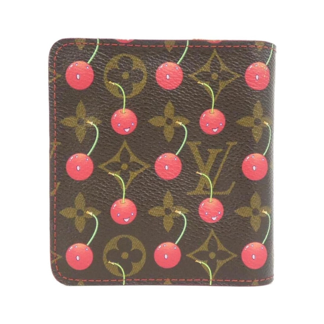 Louis Vuitton Monogram Cherry Compact Zip Wallet M95005 - 2