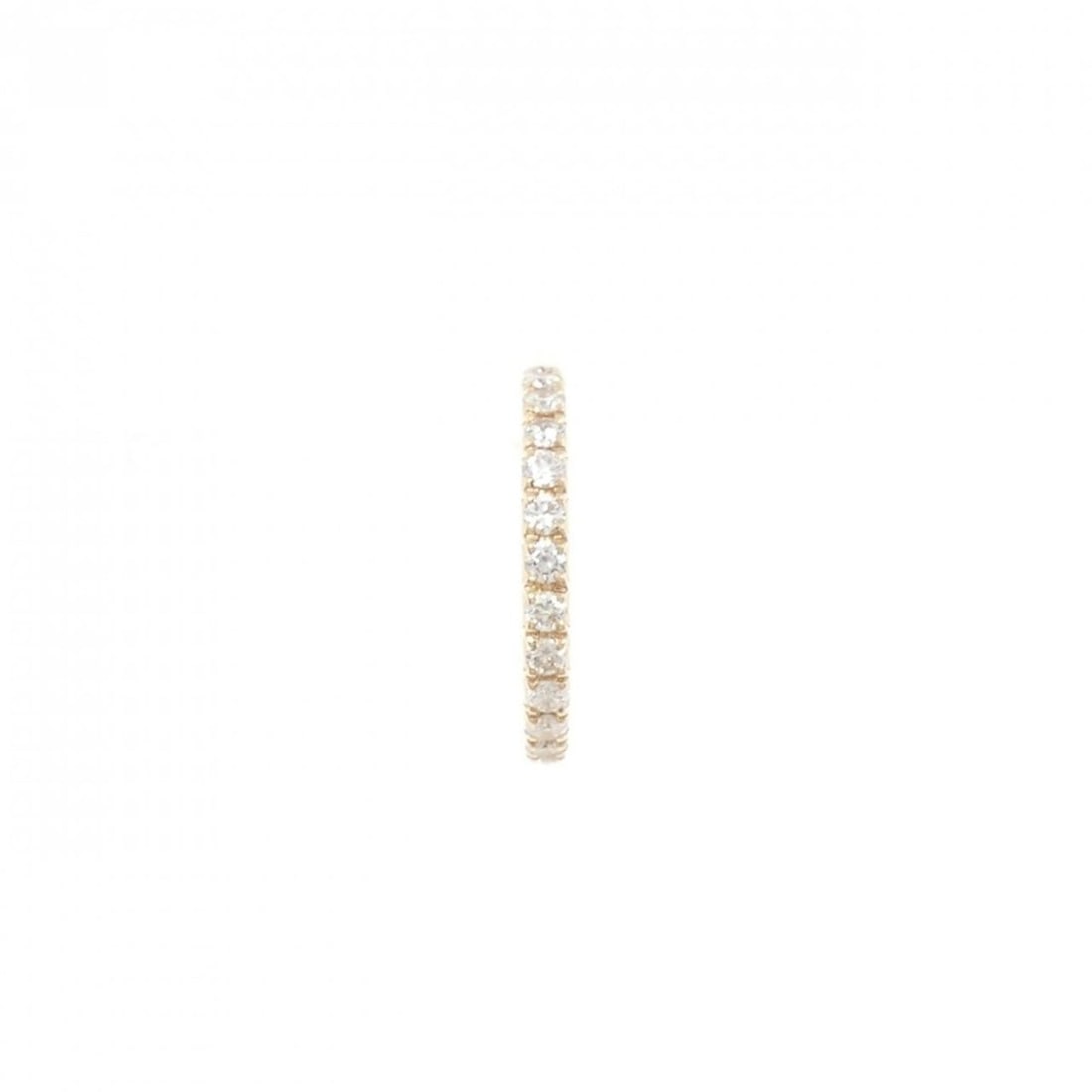 Tiffany Metro Hoop Small Earring (Single Earring): --- Catalog ---Category: SizeSize (HxWxD): 13.50mm x 1.50mm / 0.53'' x 0.06''Category: DesignType: Stud earringsStone: DiamondGender: WomenMaterial: Pink gold (18K)Category: GeneralMPN: