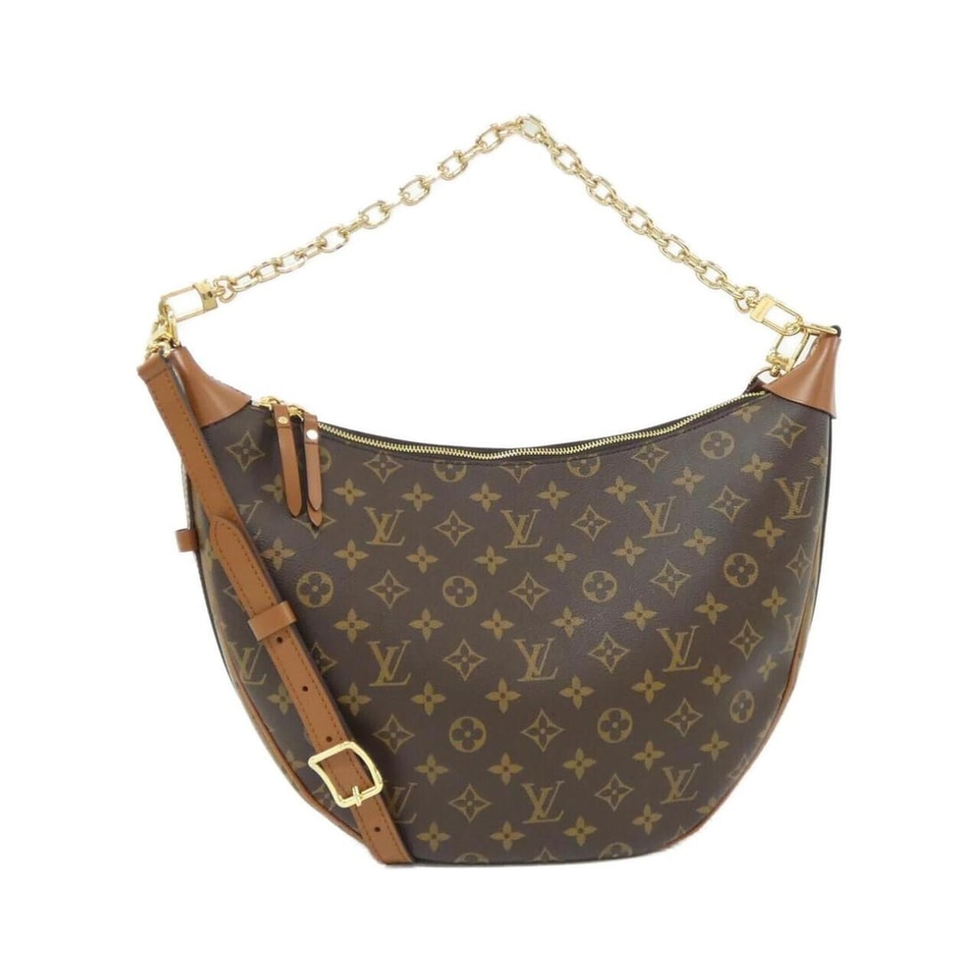 Louis Vuitton Monogram Reverse Loop Hobo M46311 Shoulder Bag: --- Catalog ---Category: SizeSize (HxWxD): 26cm x 38cm x 10cm / 10.23'' x 14.96'' x 3.93''Category: DesignType: Pouch, Shoulder bagColor: MarronGender: Men,WomenMaterial: Coated canvas Hardware Color: