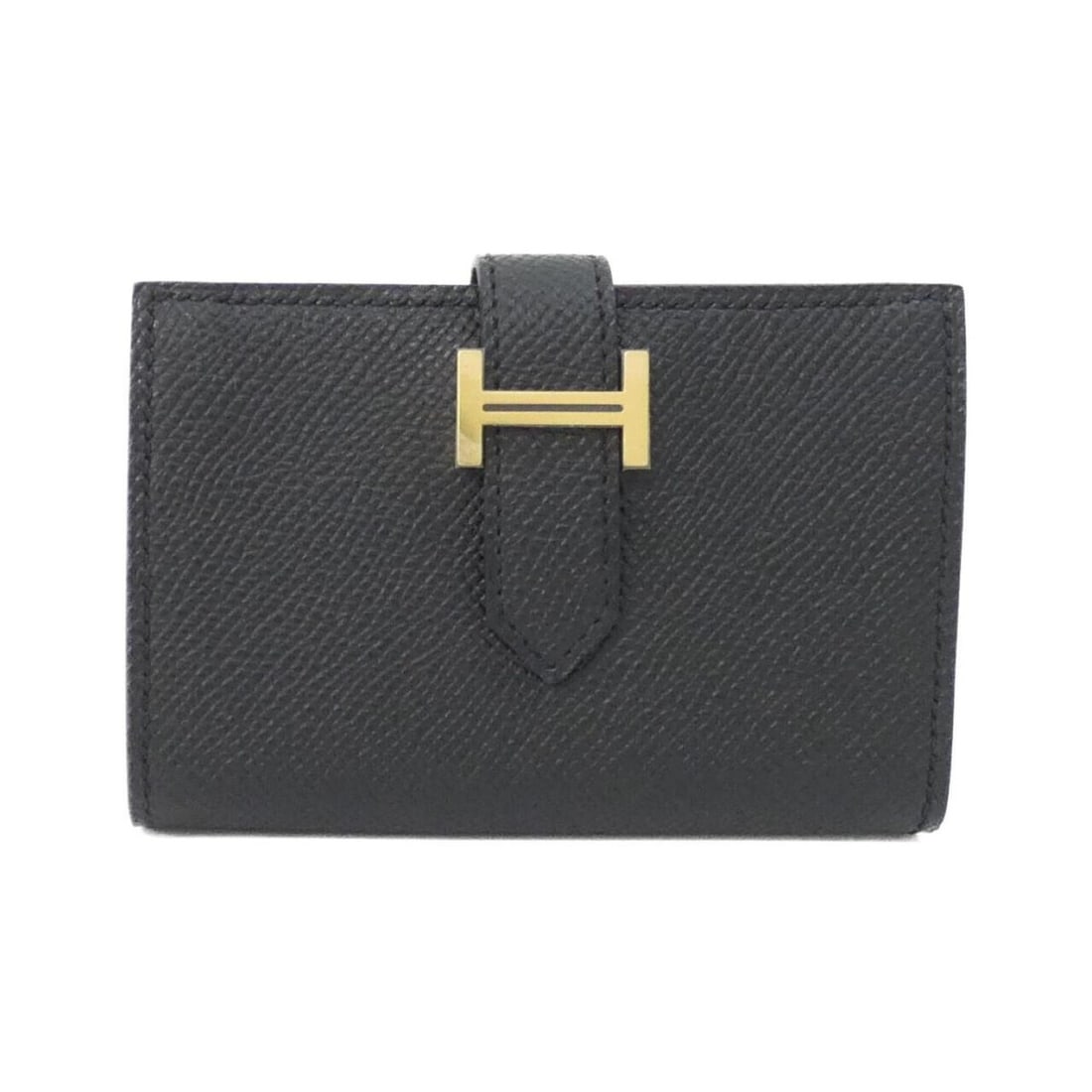 Hermes Bearn 039806CC Business Card Holder/Card Case: --- Catalog ---Category: DesignType: Card caseColor: BlackGender: Women,MenMaterial: Epsom leather Category: GeneralMPN: 039806CCBrand: HermesCategory: Physical PropertiesSize (HxWxD): 7cm x 10.5cm x 