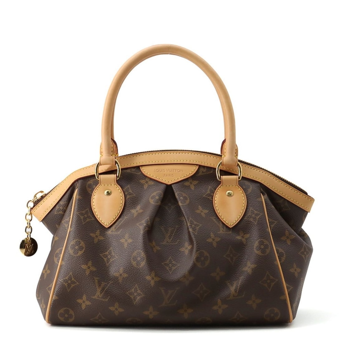 Louis Vuitton handbag Monogram Tivoli PM M40143 LOUIS VUITTON: --- Catalog ---Category: SizeSize (HxWxD): 22cm x 28.5cm x 13cm / 8.66'' x 11.22'' x 5.11''Category: DesignType: HandbagColor: BrownGender: WomenMaterial: Monogram Hardware Color: GoldCategory: Genera