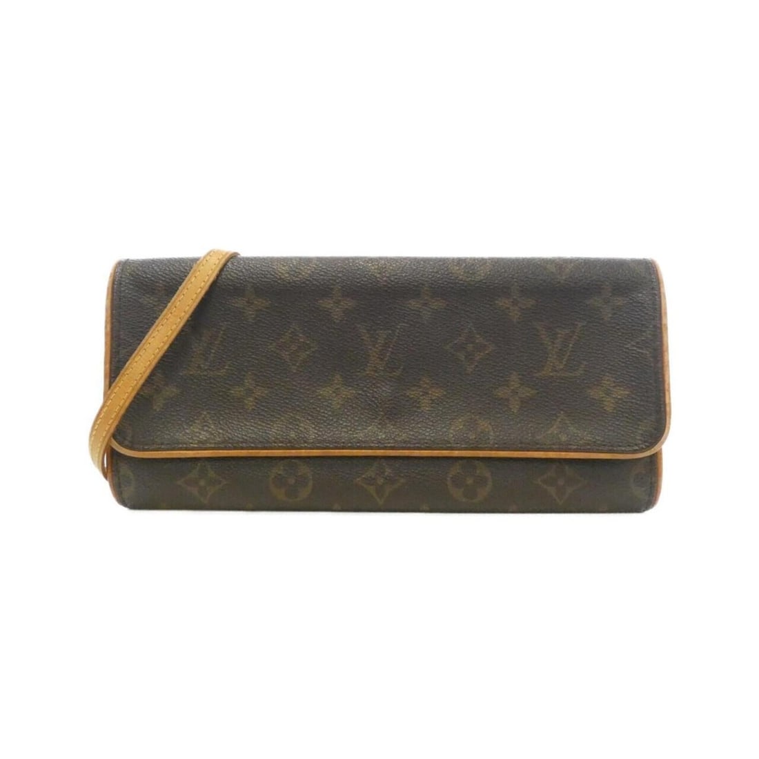 Louis Vuitton Monogram Pochette Twin GM M51852 Shoulder Bag: --- Catalog ---Category: SizeSize (HxWxD): 11cm x 25cm x 2cm / 4.33'' x 9.84'' x 0.78''Category: DesignType: Pochette, Shoulder bagColor: Marron, MonogramGender: WomenMaterial: Monogram Category: Gene