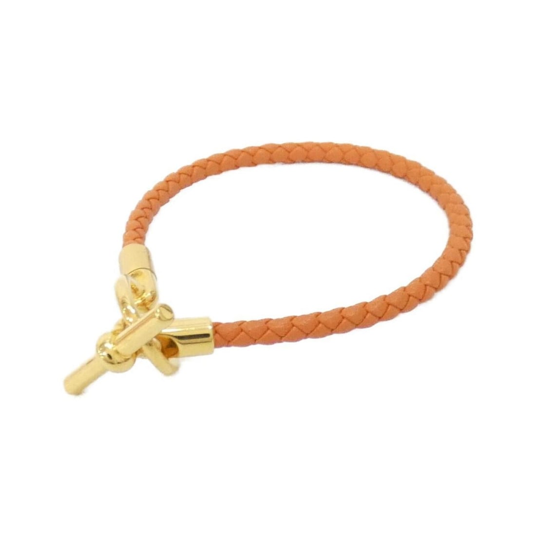 Hermes Glenan 071681F Bracelet: --- Catalog ---Category: SizeWidth: 19cm / 7.48''Category: DesignType: Charm braceletColor: OrangeGender: Women,MenMaterial: Swift leatherCategory: GeneralMPN: 071681FBrand: Hermes--- Item List ---Sec