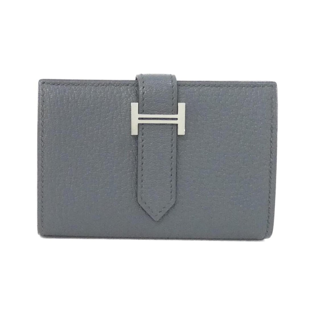 Hermes Bearn Mini 039795CK Wallet: --- Catalog ---Category: SizeSize (HxWxD): 7cm x 10.5cm x 1.5cm / 2.75'' x 4.13'' x 0.59''Category: DesignColor: BlackGender: Women,MenMaterial: Chevre leather Category: GeneralMPN: 039795CKBrand: