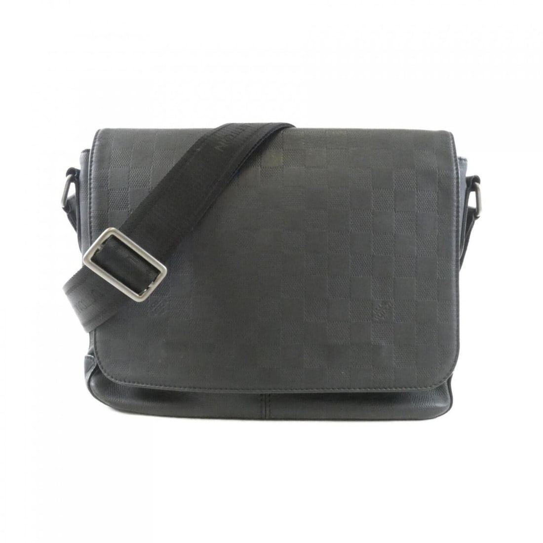 Louis Vuitton Damier Infini District PM N41286 Shoulder Bag: --- Catalog ---Category: SizeSize (HxWxD): 23cm x 29cm x 6cm / 9.05'' x 11.41'' x 2.36''Category: DesignType: Shoulder bagColor: OnyxGender: MenMaterial: Leather Hardware Color: Matte silverLeather/Fu