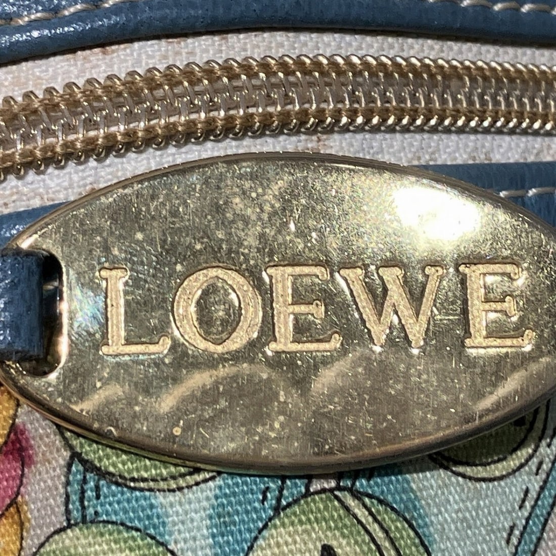 Loewe Botanical Backpack, Canvas & Leather - 4