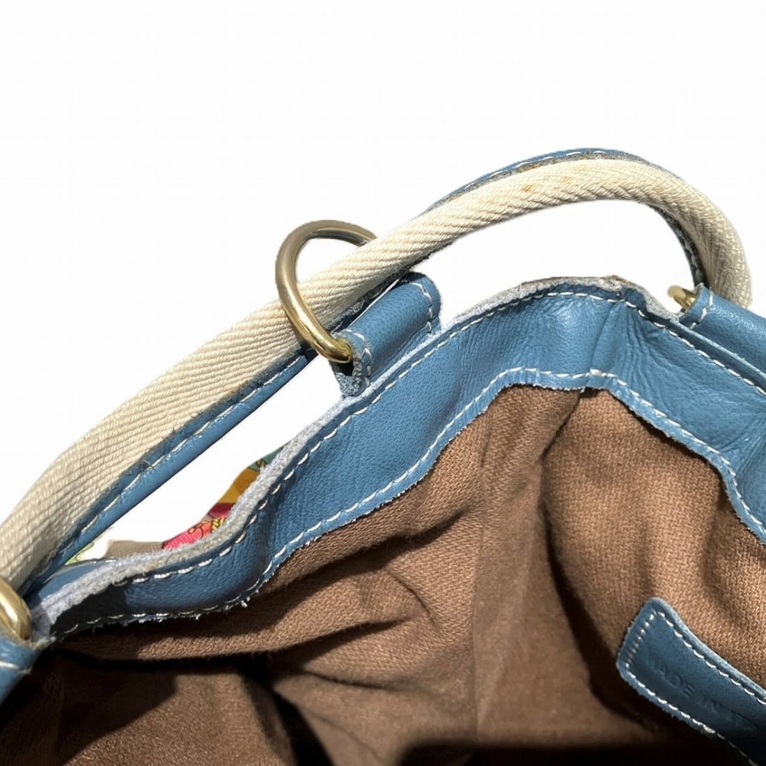 Loewe Botanical Backpack, Canvas & Leather - 9