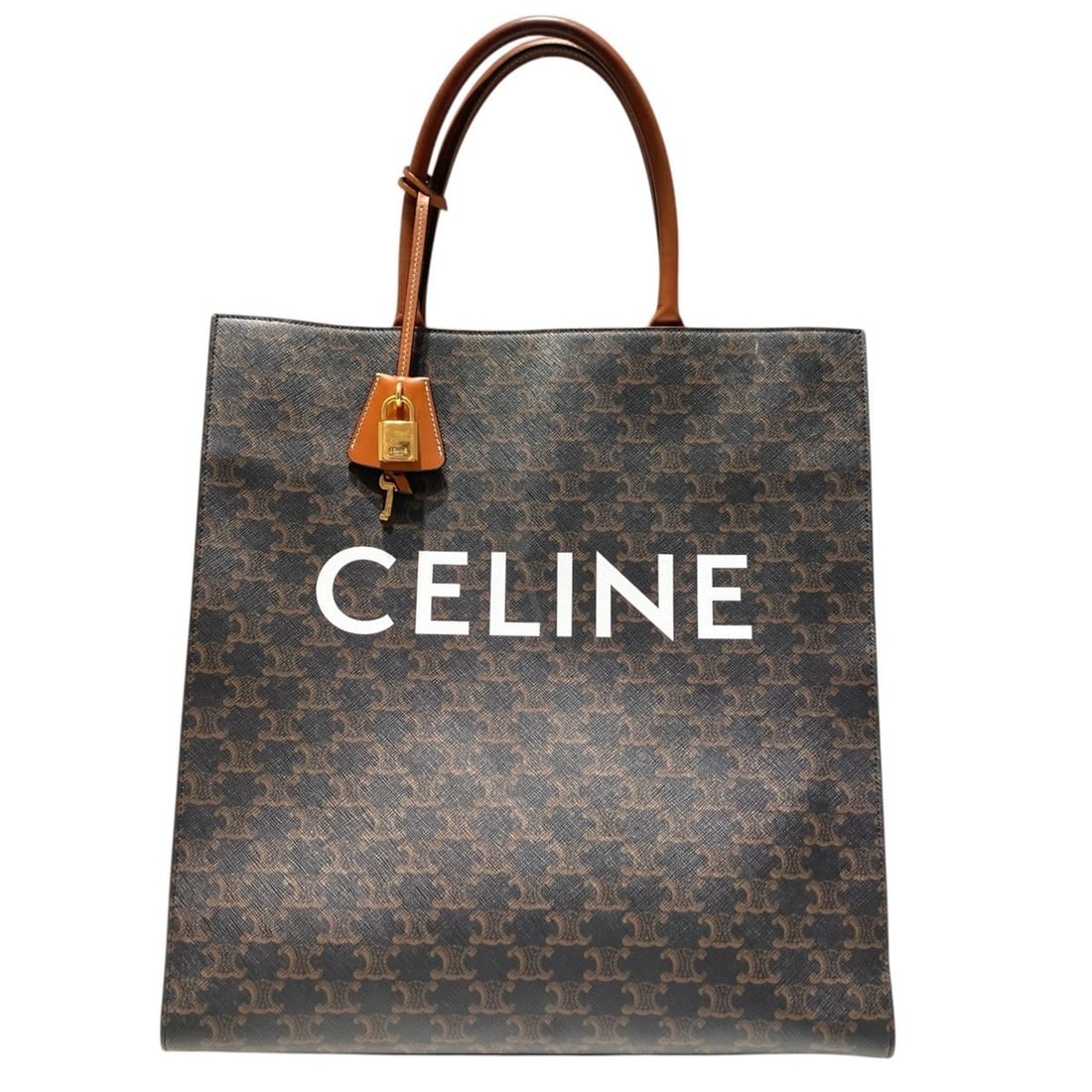 Celine tote bag: --- Catalog ---Category: SizeSize (HxWxD): 38cm x 36.5cm x 9cm / 14.96'' x 14.37'' x 3.54''Handle Length: 42cm / 16.53''Category: DesignType: Tote bagColor: BrownGender: WomenMaterial: PVC Category: G