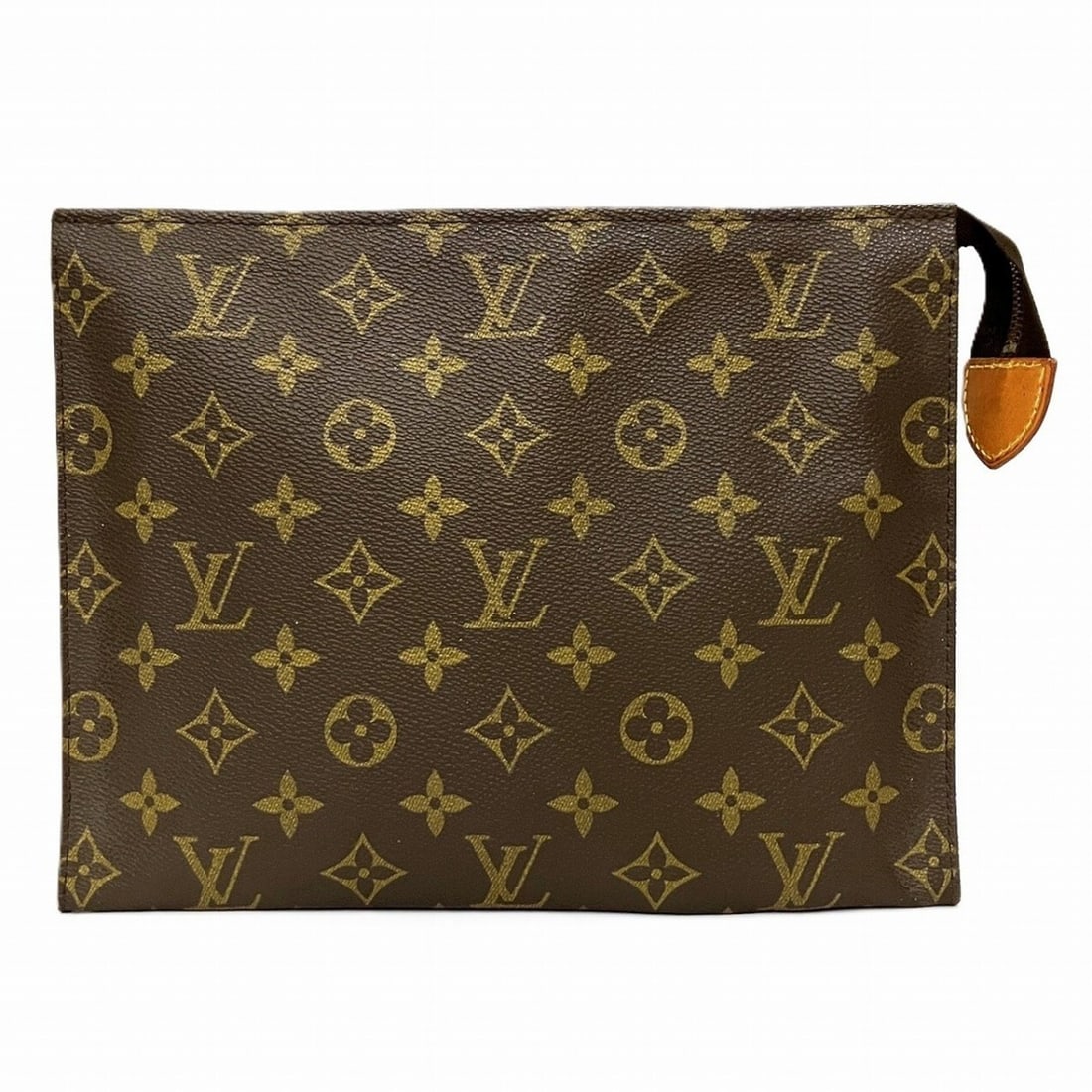 Louis Vuitton Pochette Toilette 26 Second Bag, Monogram Canvas, M47542: --- Catalog ---Category: SizeSize (HxWxD): 20cm x 25cm x 5.5cm / 7.87'' x 9.84'' x 2.16''Category: DesignType: Clutch bagColor: BrownGender: Women,MenClosure: ZipperMaterial: Monogram Category: