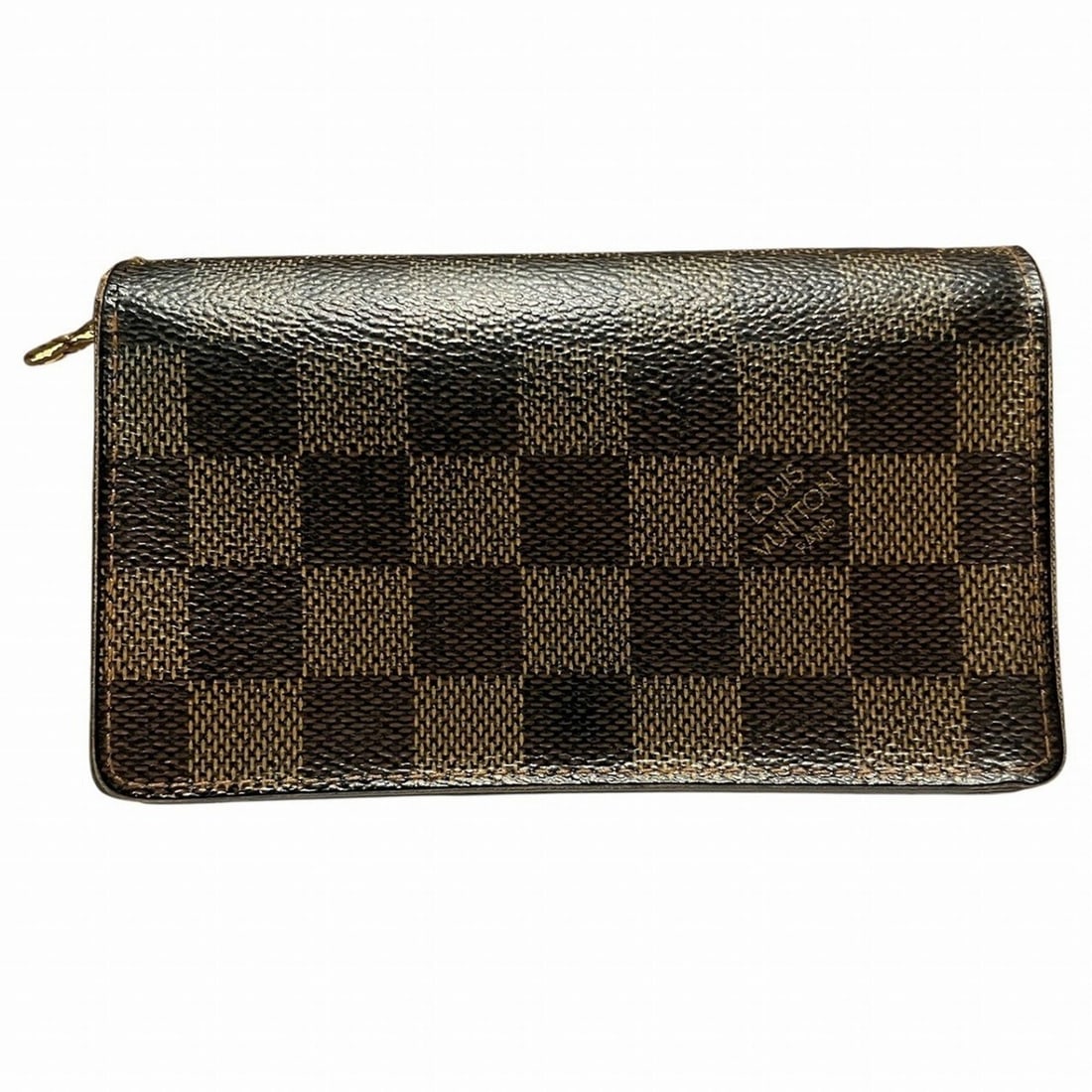 Louis Vuitton Portefeuille Trésor Bi-fold Wallet, Damier Toile Leather, N61736: --- Catalog ---Category: SizeSize (HxWxD): 9cm x 14.3cm x 2.5cm / 3.54'' x 5.62'' x 0.98''Category: DesignType: Wallet (bi-fold)Color: BrownGender: WomenCategory: GeneralLine: DamierBrand: Louis Vuitt
