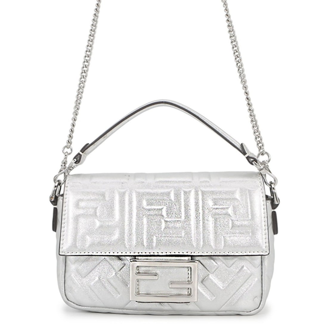 Fendi handbag, FF motif, baguette mini, 8BS017, FENDI 2-way handbag. (1 of 19)