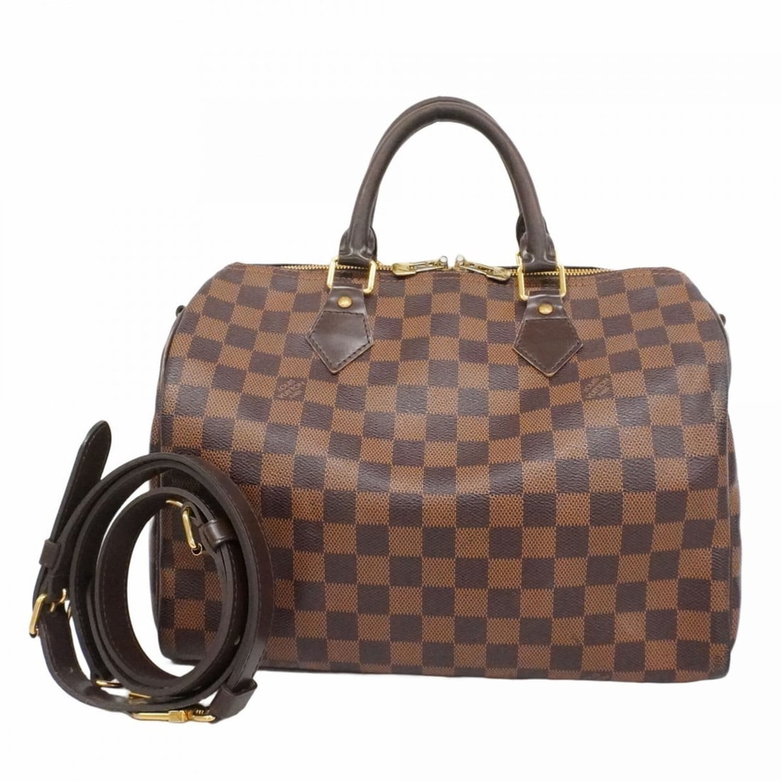 Louis Vuitton Damier Speedy Bandoulière 30 Handbag N41367 Ebene 2-way bag for women P2851335: --- Catalog ---Category: SizeSize (HxWxD): 22cm x 30.5cm x 17.5cm / 8.66'' x 12'' x 6.88''Category: DesignType: HandbagColor: EbeneGender: WomenCategory: GeneralMPN: N41367Brand: Louis Vuitton--- Item