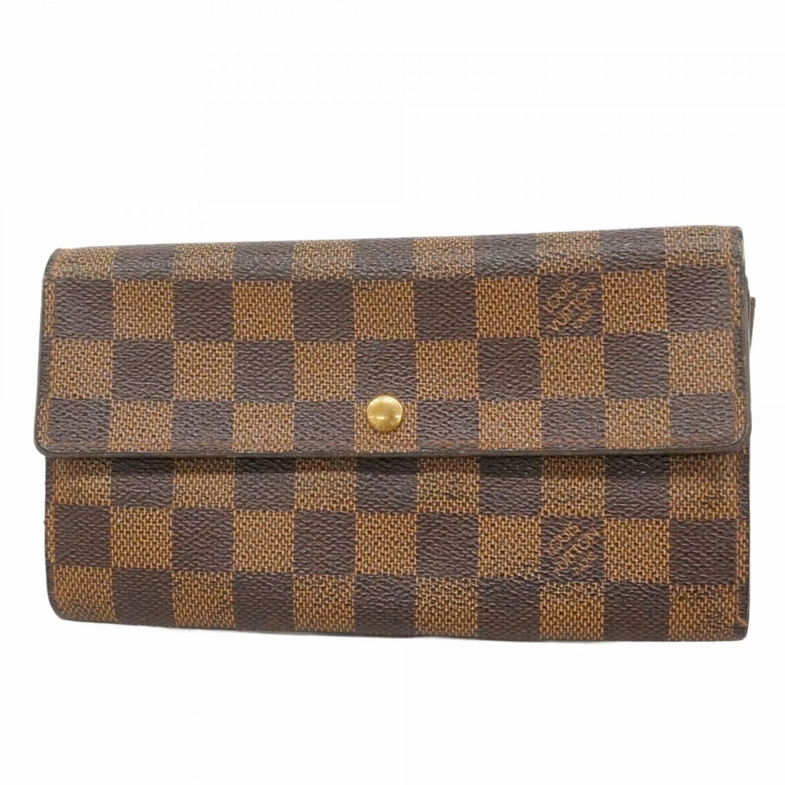 Louis Vuitton Damier Pochette Portemonnaie Credit Long Wallet N61725 Ebene Women's P2851211: --- Catalog ---Category: SizeSize (HxWxD): 11cm x 18.5cm x 2cm / 4.33'' x 7.28'' x 0.78''Category: DesignType: Long wallet (bi-fold)Color: EbeneGender: WomenCategory: GeneralMPN: N61725Brand: Louis Vu