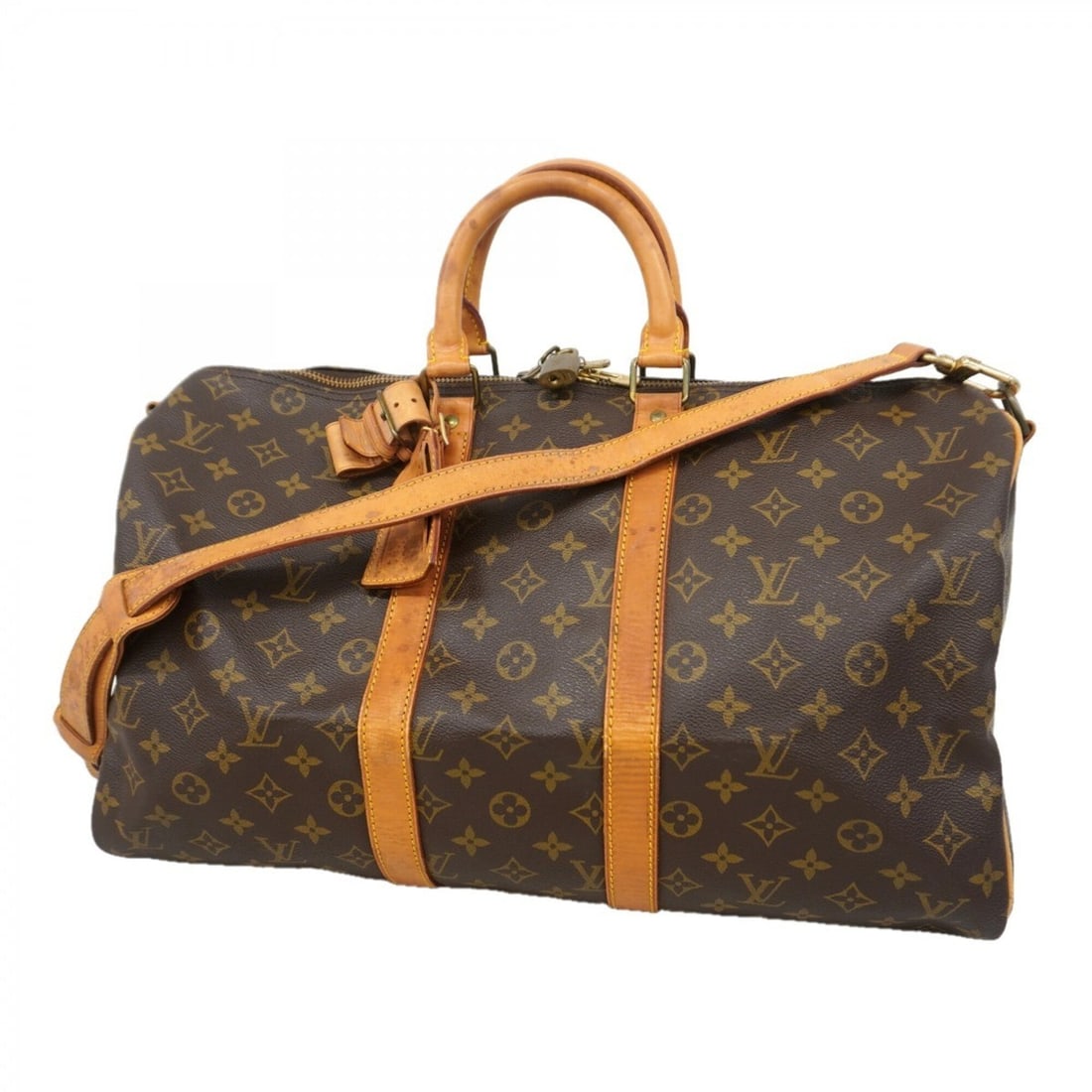 Louis Vuitton Bags - Boston Monogram Keepall Bandoulière 45 M41418 Brown Men's & Women's: --- Catalog ---Category: SizeSize (HxWxD): 27cm x 46cm x 20cm / 10.62'' x 18.11'' x 7.87''Category: DesignType: Boston bagColor: BrownGender: Men,WomenCategory: GeneralMPN: M41418Brand: Louis Vuitton-