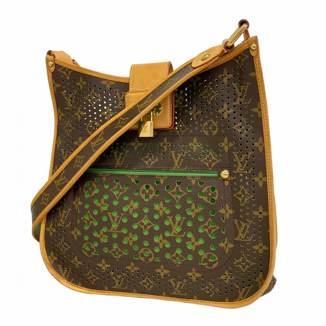 Louis Vuitton Monogram Perfo Musette Shoulder Bag M95173 Vert (Women's): --- Catalog ---Category: SizeSize (HxWxD): 29.5cm x 32cm x 8cm / 11.61'' x 12.59'' x 3.14''Category: DesignType: Shoulder bagColor: VertGender: WomenCategory: GeneralMPN: M95173Brand: Louis Vuitton---
