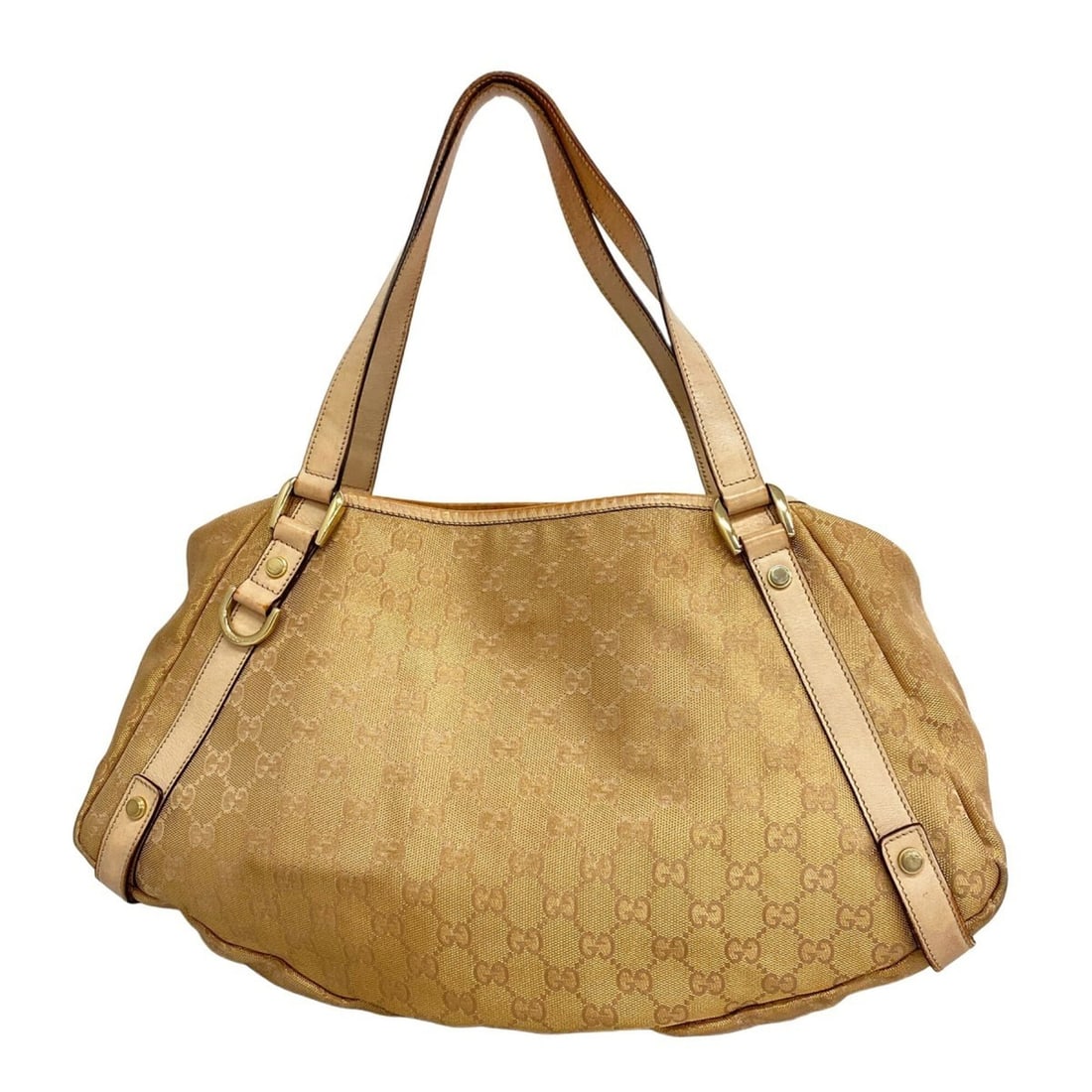 Gucci GG Canvas Tote Bag 130736 Pink Beige Women's: --- Catalog ---Category: SizeSize (HxWxD): 25cm x 42cm x 11cm / 9.84'' x 16.53'' x 4.33''Category: DesignType: Tote bagColor: BeigeGender: WomenMaterial: Canvas Hardware Color: GoldCategory: GeneralMP