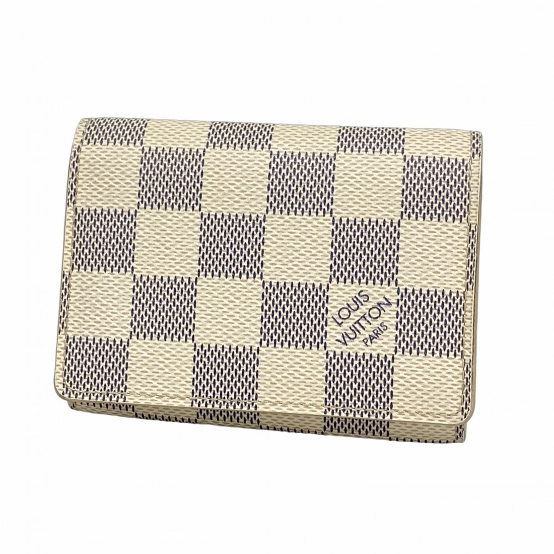 Louis Vuitton Damier Azur Enveloppe Card Case, N61746, White, Women's: --- Catalog ---Category: DesignType: Card caseColor: WhiteGender: WomenCategory: GeneralMPN: N61746Brand: Louis VuittonCategory: Physical PropertiesSize (HxWxD): 8.5cm x 10cm x 2cm / 3.34'' x 3.93'' x