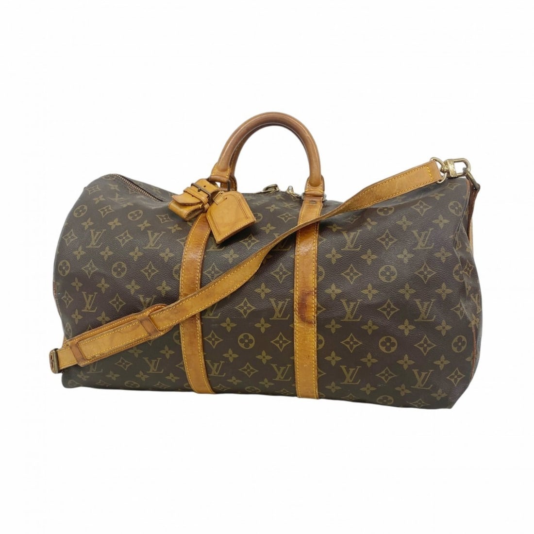 Louis Vuitton Bags - Boston Monogram Keepall Bandoulière 50 M41416 Brown Men's & Women's: --- Catalog ---Category: SizeSize (HxWxD): 29cm x 50cm x 23cm / 11.41'' x 19.68'' x 9.05''Category: DesignType: Boston bagColor: BrownGender: Men,WomenCategory: GeneralMPN: M41416Brand: Louis Vuitton-