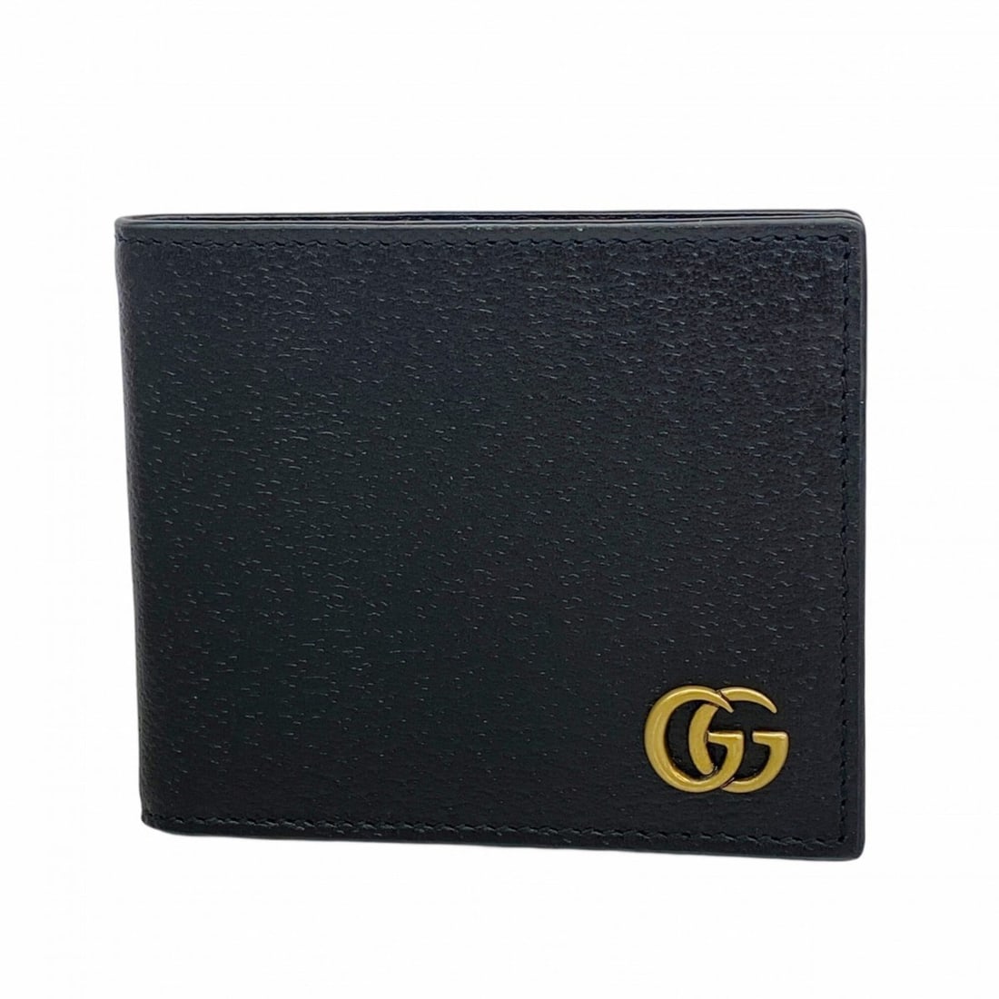Gucci GG Marmont Wallet 428726 Leather Black Men's: --- Catalog ---Category: SizeSize (HxWxD): 9cm x 10.5cm x 1.5cm / 3.54'' x 4.13'' x 0.59''Category: DesignType: Wallet (bi-fold)Color: BlackGender: MenMaterial: Leather Category: GeneralMPN: 428726Bra