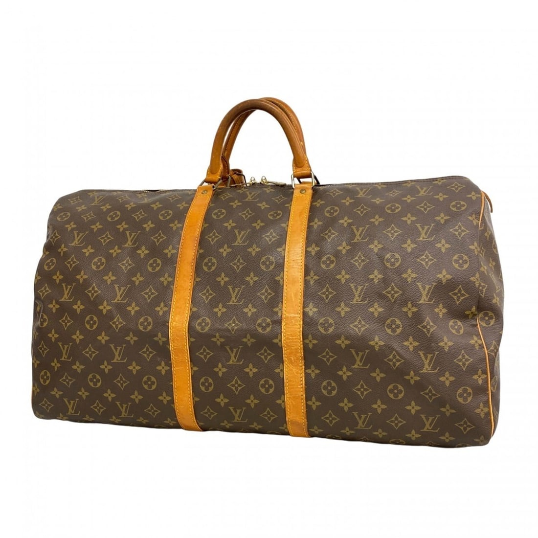 Louis Vuitton Bags - Boston Monogram Keepall 60 M41422 Brown Men's & Women's: --- Catalog ---Category: SizeSize (HxWxD): 33.5cm x 61cm x 27cm / 13.18'' x 24.01'' x 10.62''Category: DesignType: Boston bagColor: BrownGender: Men,WomenCategory: GeneralMPN: M41422Brand: Louis Vuitt