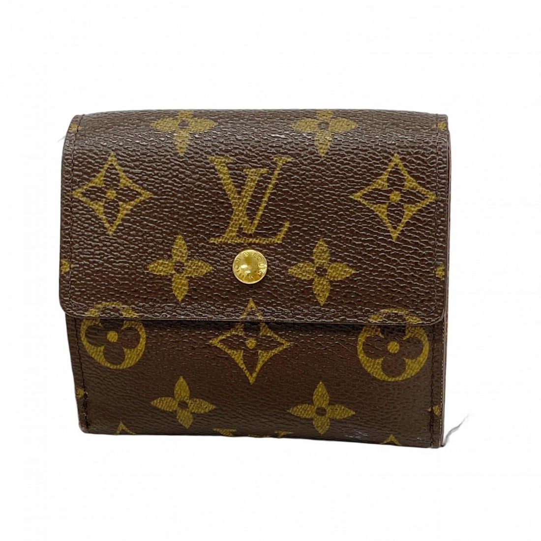 Louis Vuitton Tri-fold Wallet Monogram Portemonnaie Billet Carte Credit M61652 Brown Women's (1 of 20)