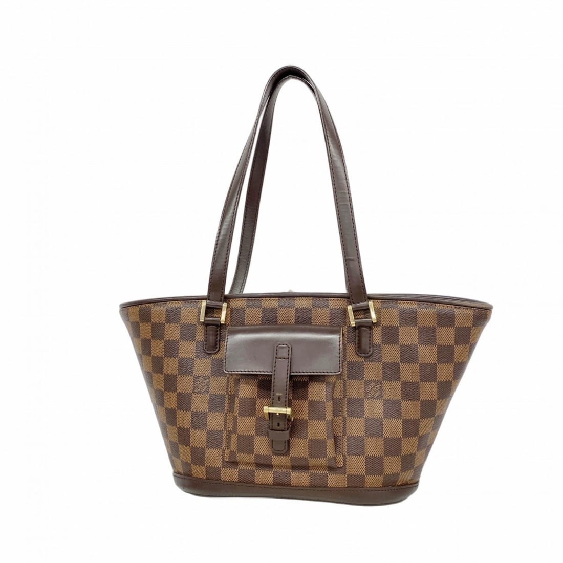 Louis Vuitton Damier Manosque PM Handbag N51121 Ebene Women's: --- Catalog ---Category: SizeSize (HxWxD): 19.5cm x 24.5cm x 12.5cm / 7.67'' x 9.64'' x 4.92''Category: DesignType: HandbagColor: EbeneGender: WomenCategory: GeneralMPN: N51121Brand: Louis Vuitton--- 