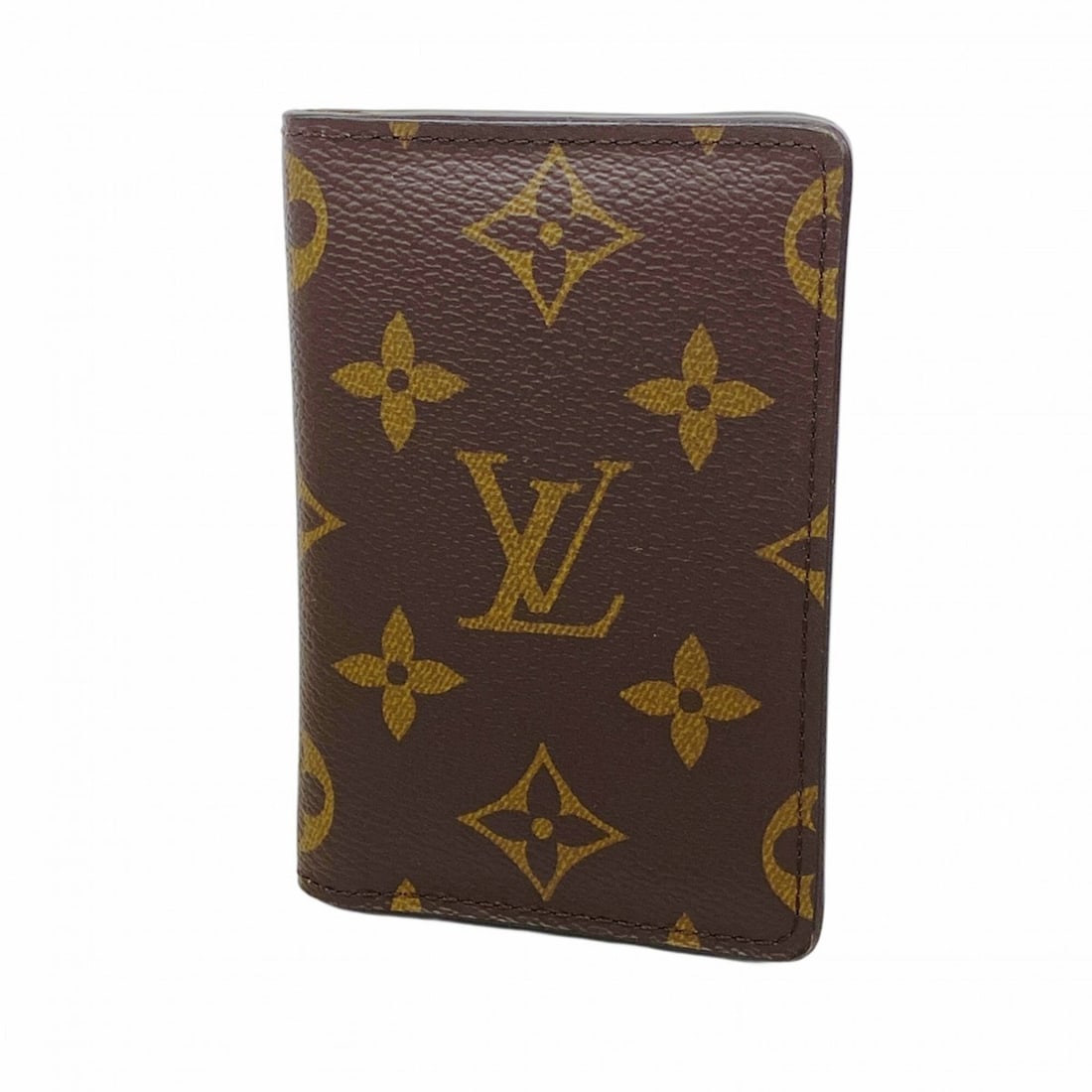 Louis Vuitton Monogram Organizer de Poche Business Card Holder/Card Case M60502 Brown: --- Catalog ---Category: DesignType: Card caseColor: BrownGender: Men,WomenCategory: GeneralMPN: M60502Brand: Louis VuittonCategory: Physical PropertiesSize (HxWxD): 11cm x 7.5cm x 1cm / 4.33'' x 2.95