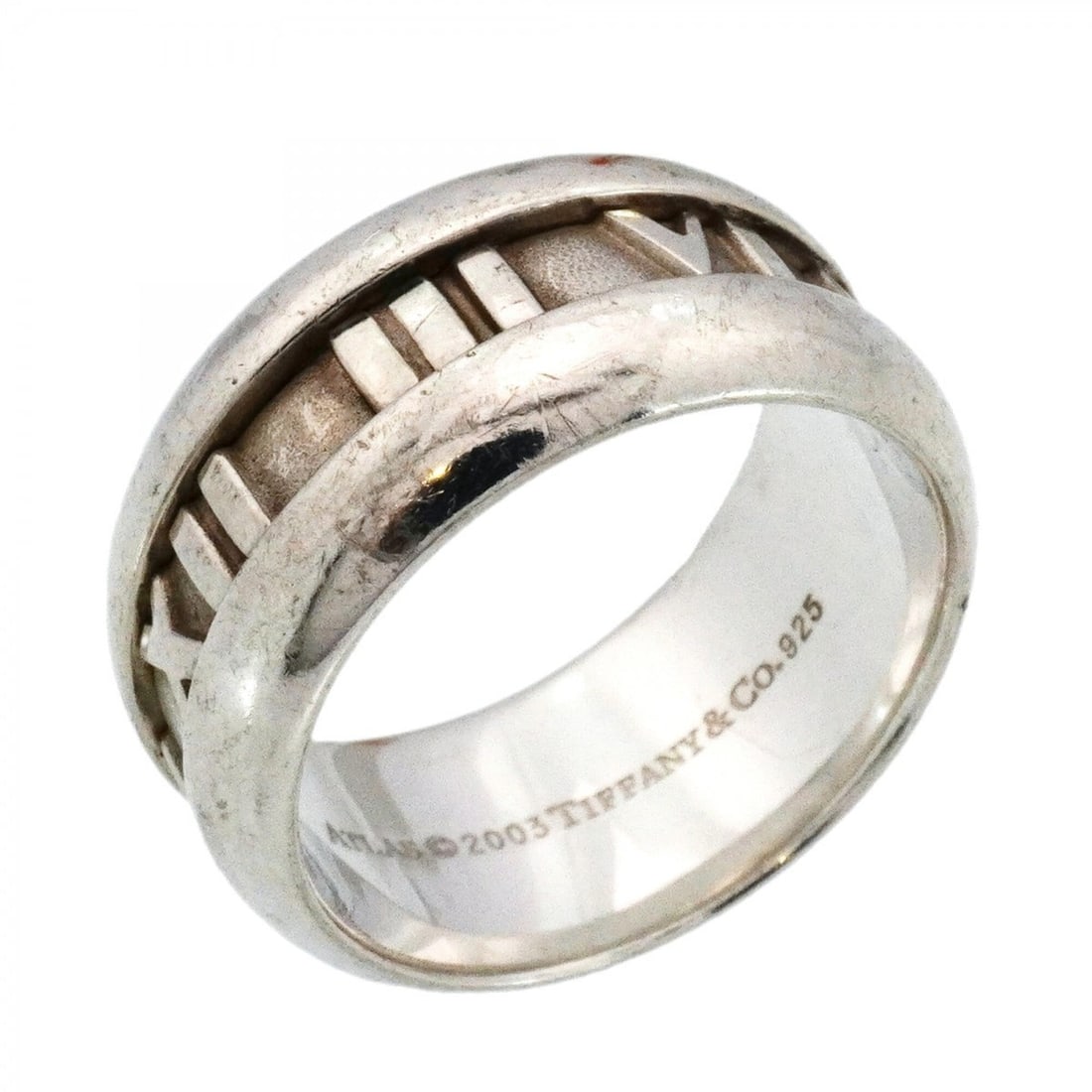 Tiffany & Co. Atlas Ring, Sterling Silver 925, Size 13, Women's (1 of 14)