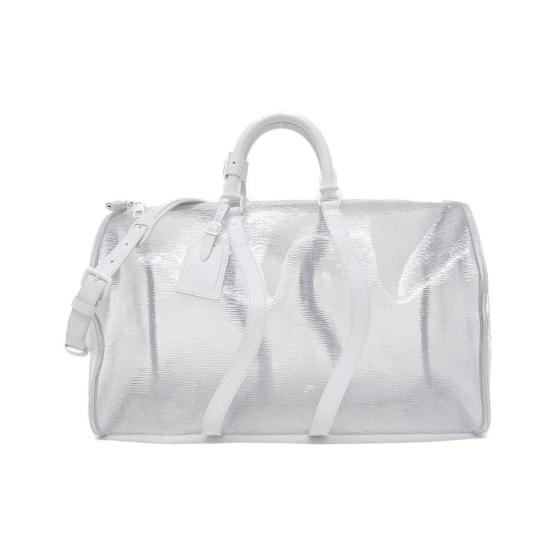 Louis Vuitton Epi Plage Keepall Bandoulière 50cm M55814 Boston Bag: --- Catalog ---Category: SizeSize (HxWxD): 29cm x 50cm x 23cm / 11.41'' x 19.68'' x 9.05''Category: DesignType: Boston bagColor: ClearGender: Men,WomenMaterial: PVC Category: GeneralMPN: M55814Brand: 