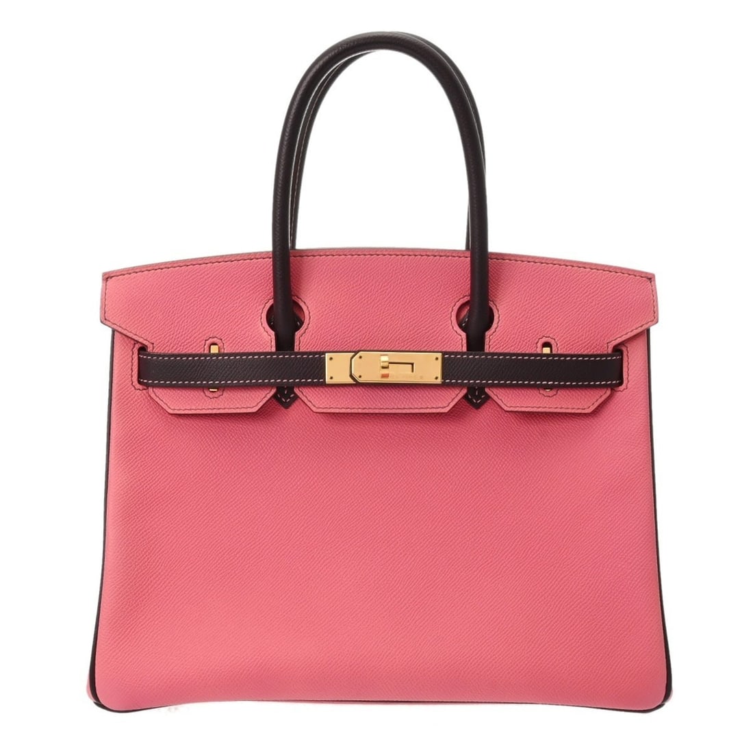 HERMES Birkin 30 SP Order Rose Azalee Cassis A Stamp (circa 2017) Women's Veau Epsom Handbag Rank: --- Catalog ---Category: SizeSize (HxWxD): 22.5cm x 30cm x 15cm / 8.85'' x 11.81'' x 5.9''Category: DesignType: HandbagColor: Cassis, Rose azaleeGender: WomenMaterial: Epsom leather Category: GeneralB