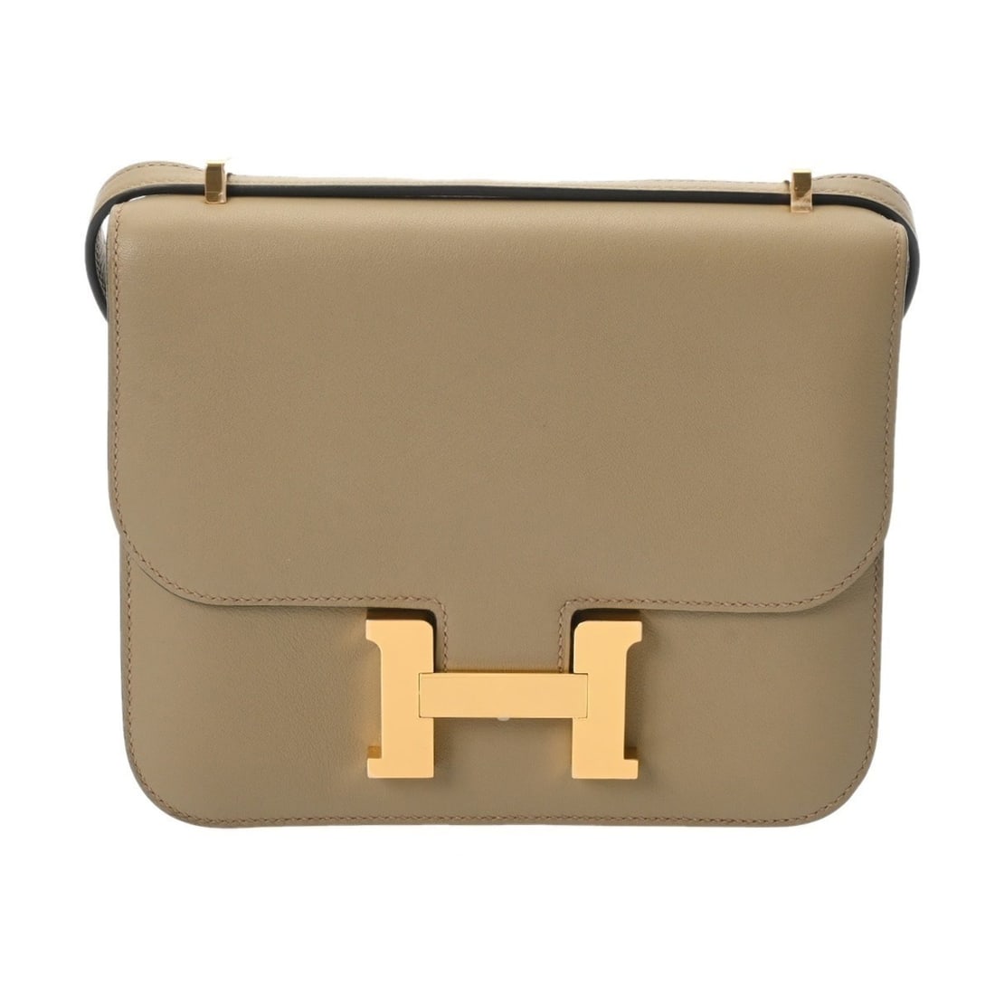 HERMES Constance 3 Mini 18 Miroir Beige Malfa B stamp (circa 2023) Women's Veau Swift Shoulder Bag A: --- Catalog ---Category: SizeSize (HxWxD): 15cm x 18cm / 5.9'' x 7.08''Category: DesignType: Shoulder bagColor: BeigeGender: WomenMaterial: Swift leather Category: GeneralBrand: HermesCountry of Origi