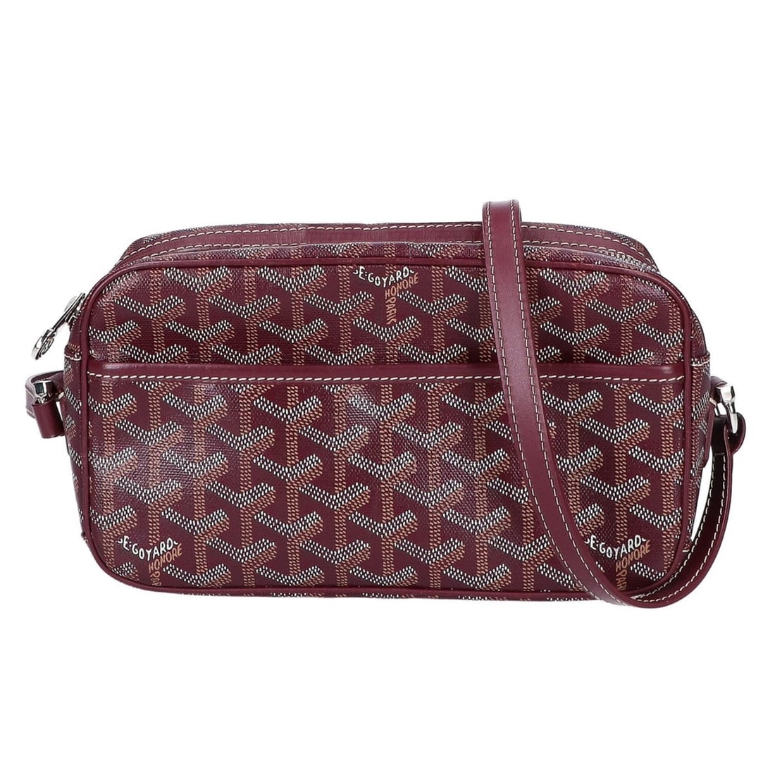 GOYARD Goyard Cup Vert PM Shoulder Bag Burgundy Women's: --- Catalog ---Category: SizeSize (HxWxD): 13cm x 22.5cm x 7cm / 5.11'' x 8.85'' x 2.75''Category: DesignType: Shoulder bagColor: BurgundyGender: WomenMaterial: PVC Category: GeneralBrand: Goyard--- I